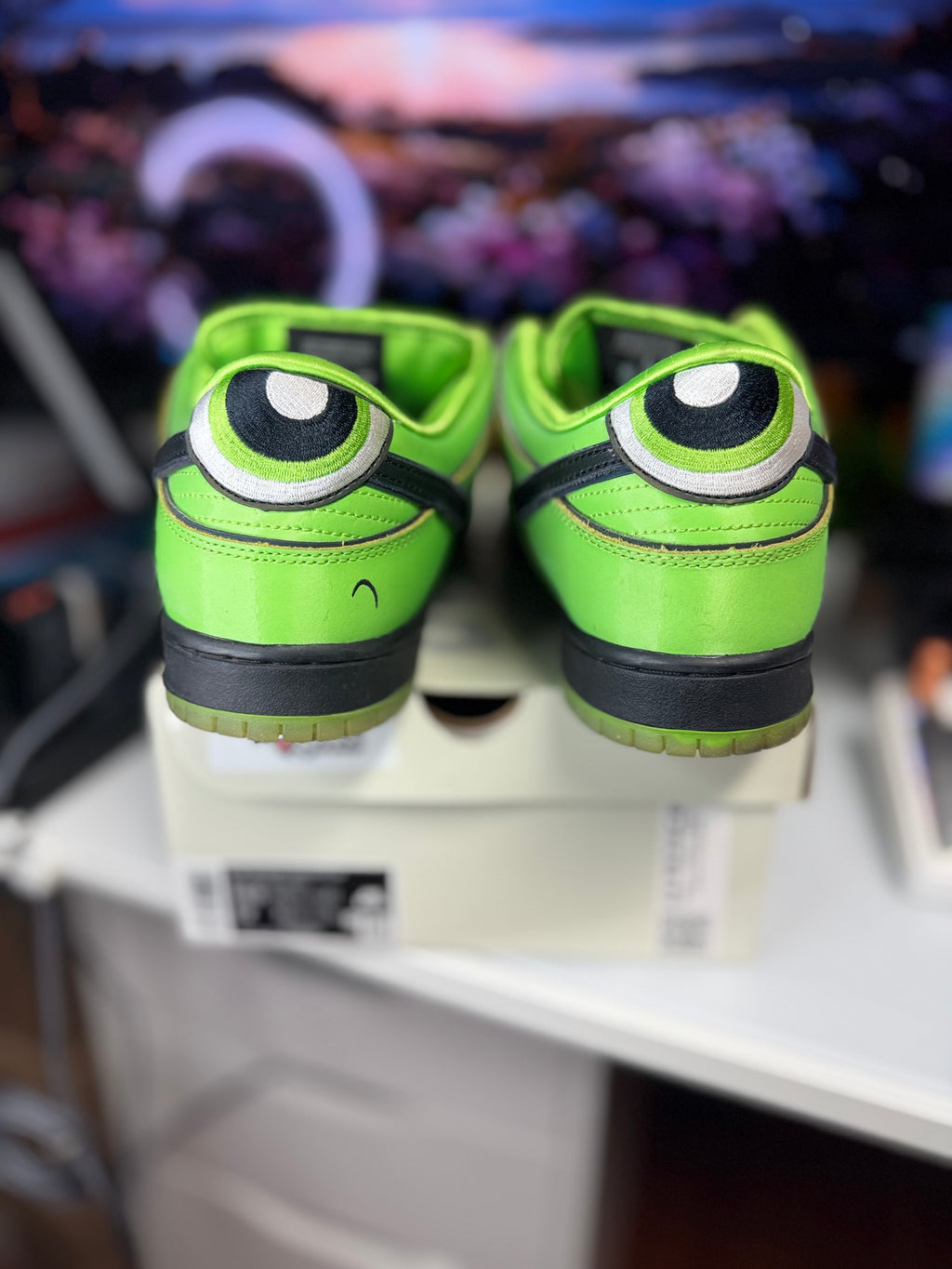 "Buttercup Powerpuff Girls" Nike SB Dunk Low