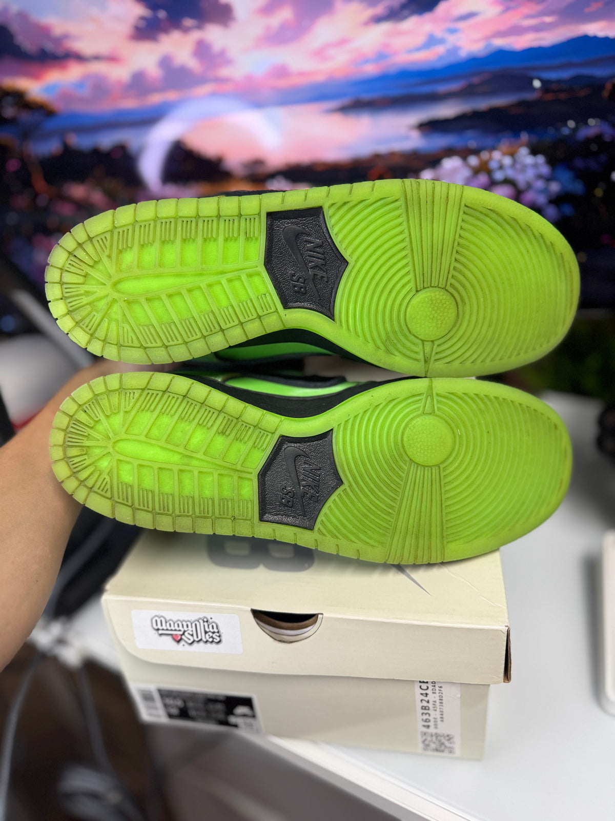 "Buttercup Powerpuff Girls" Nike SB Dunk Low