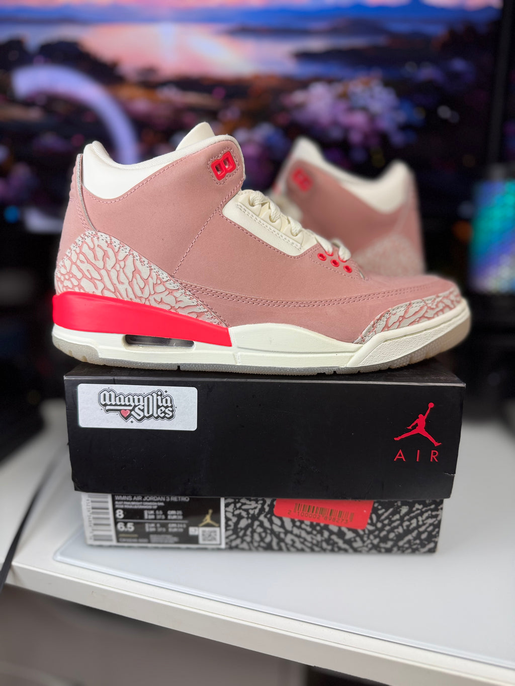 "Rust Pink" Air Jordan Retro 3 (WMNS)