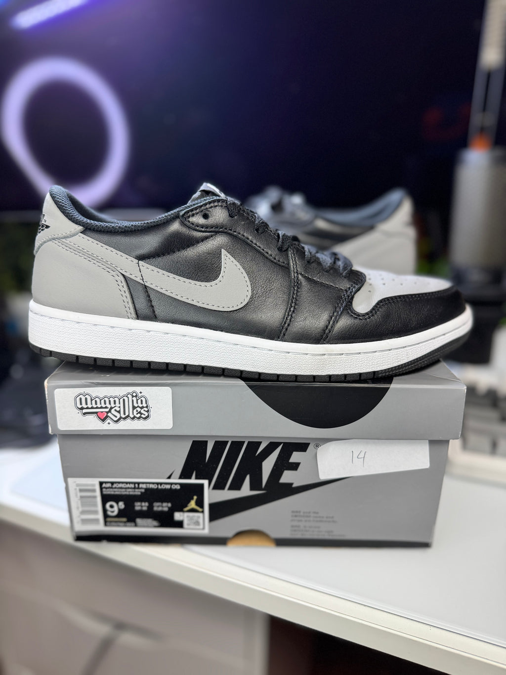 "Shadow" Air Jordan Retro 1 Low