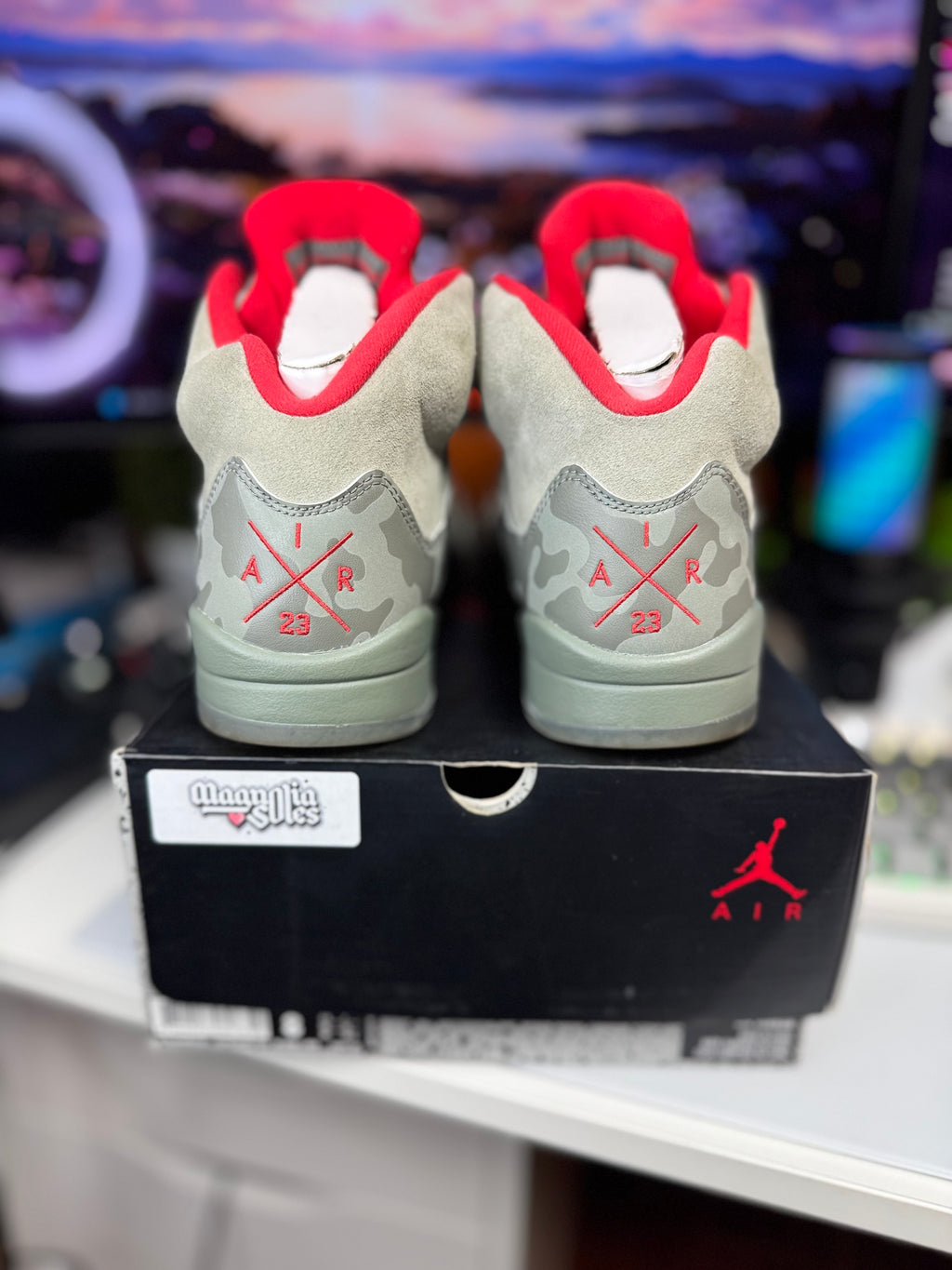 "P51 Camo" Air Jordan Retro 5