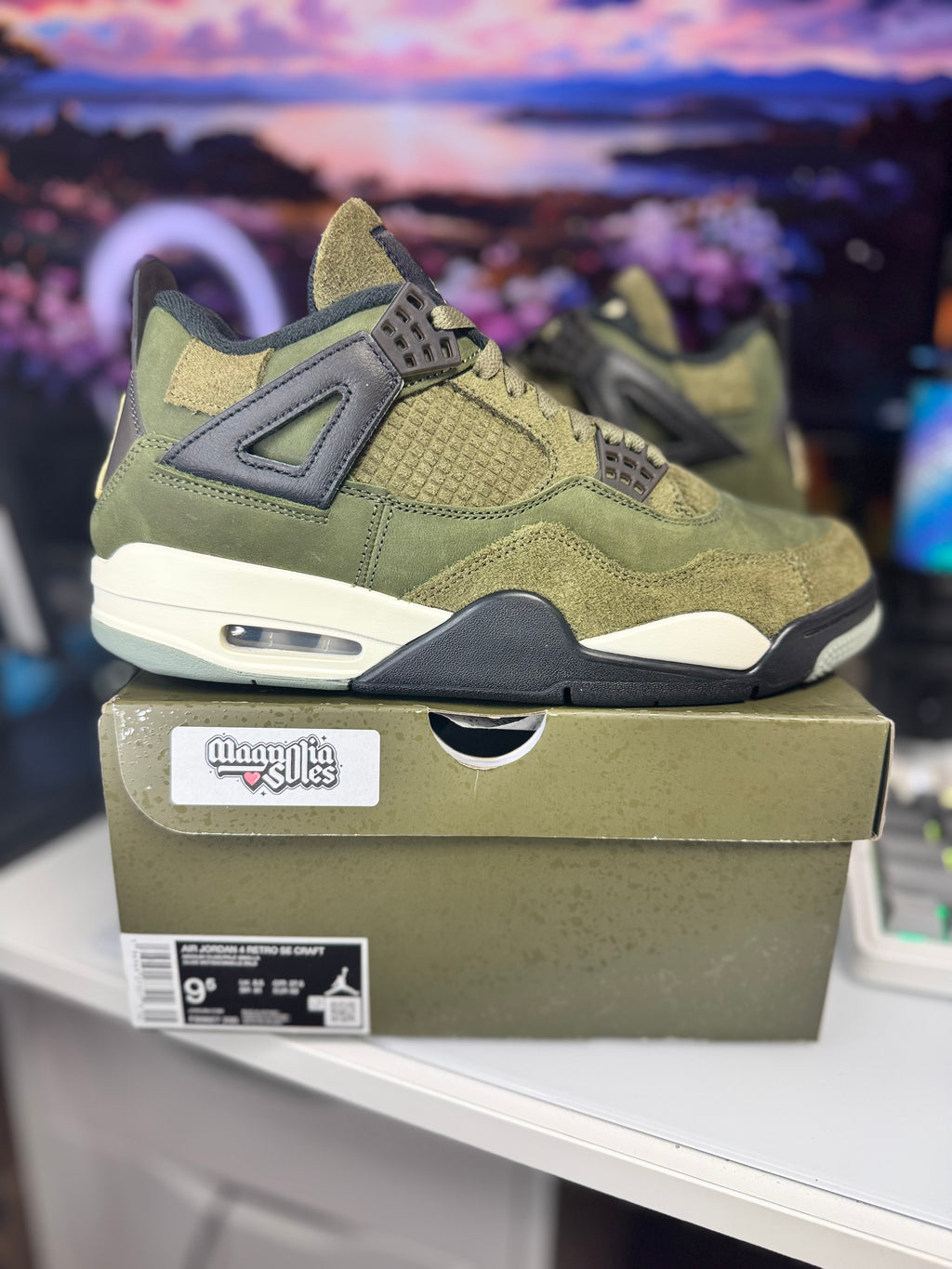 “Olive Craft” Air Jordan Retro 4