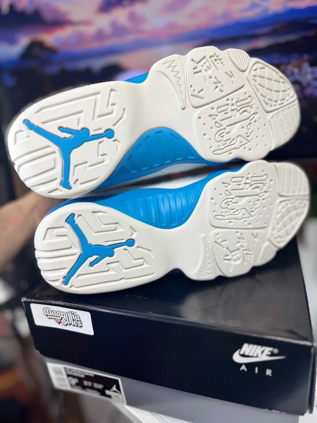 "Powder Blue" Air Jordan Retro 9