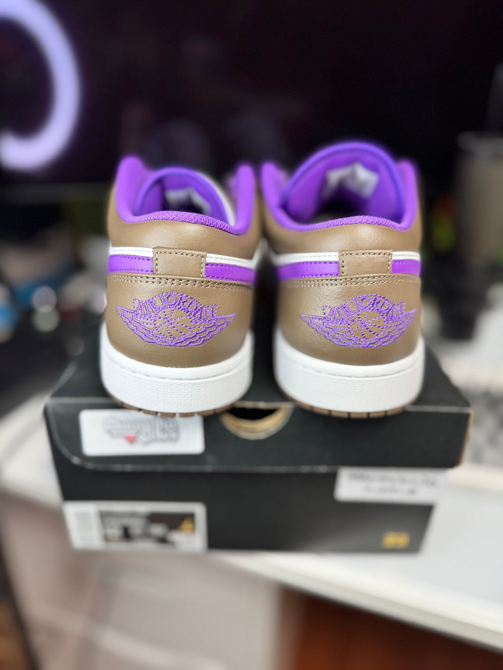 "Palomino Purple" Air Jordan 1 Low
