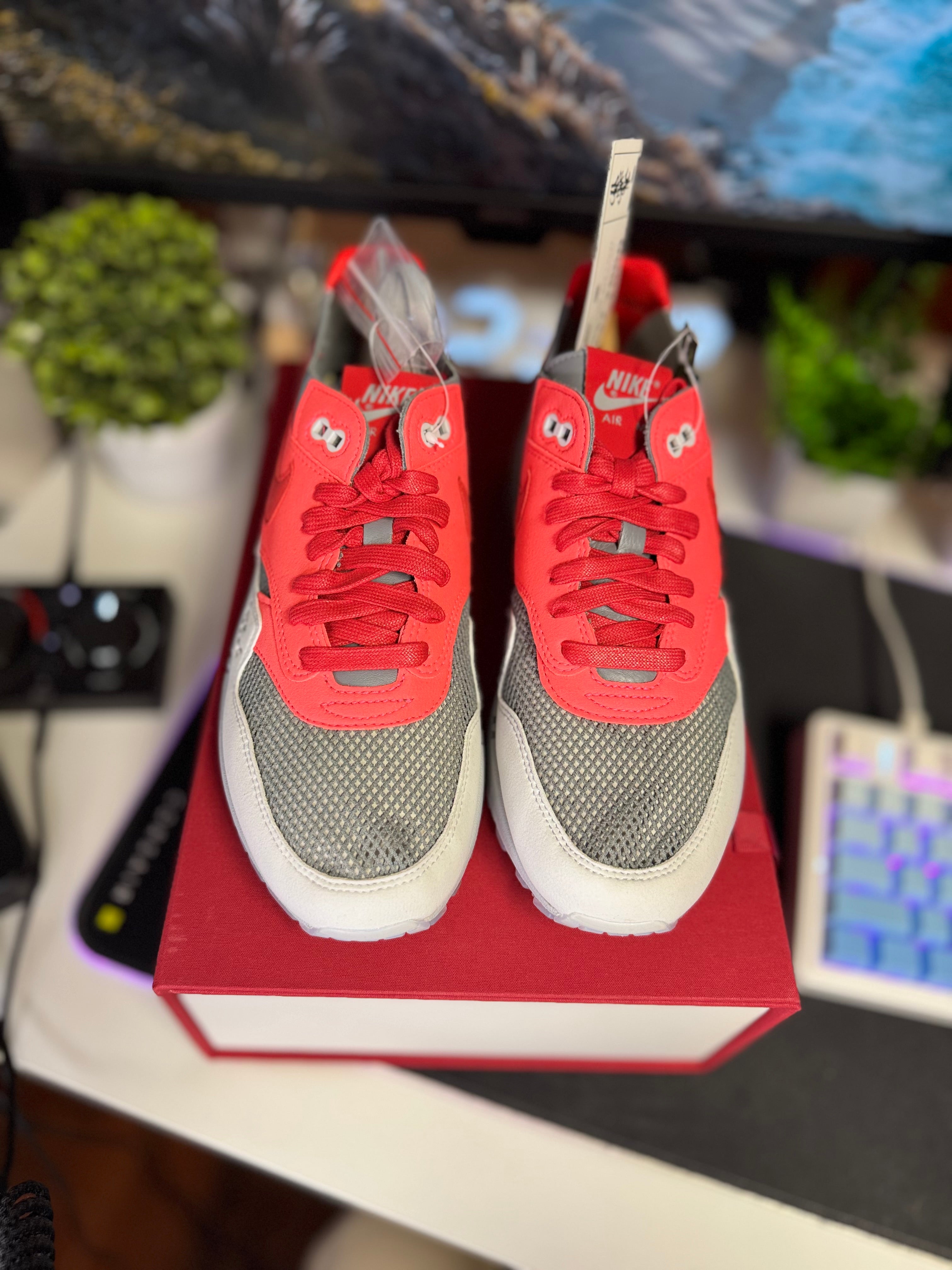 "Clot Kiss of Death Solar Red" Nike Air Max 1 (Special Box)