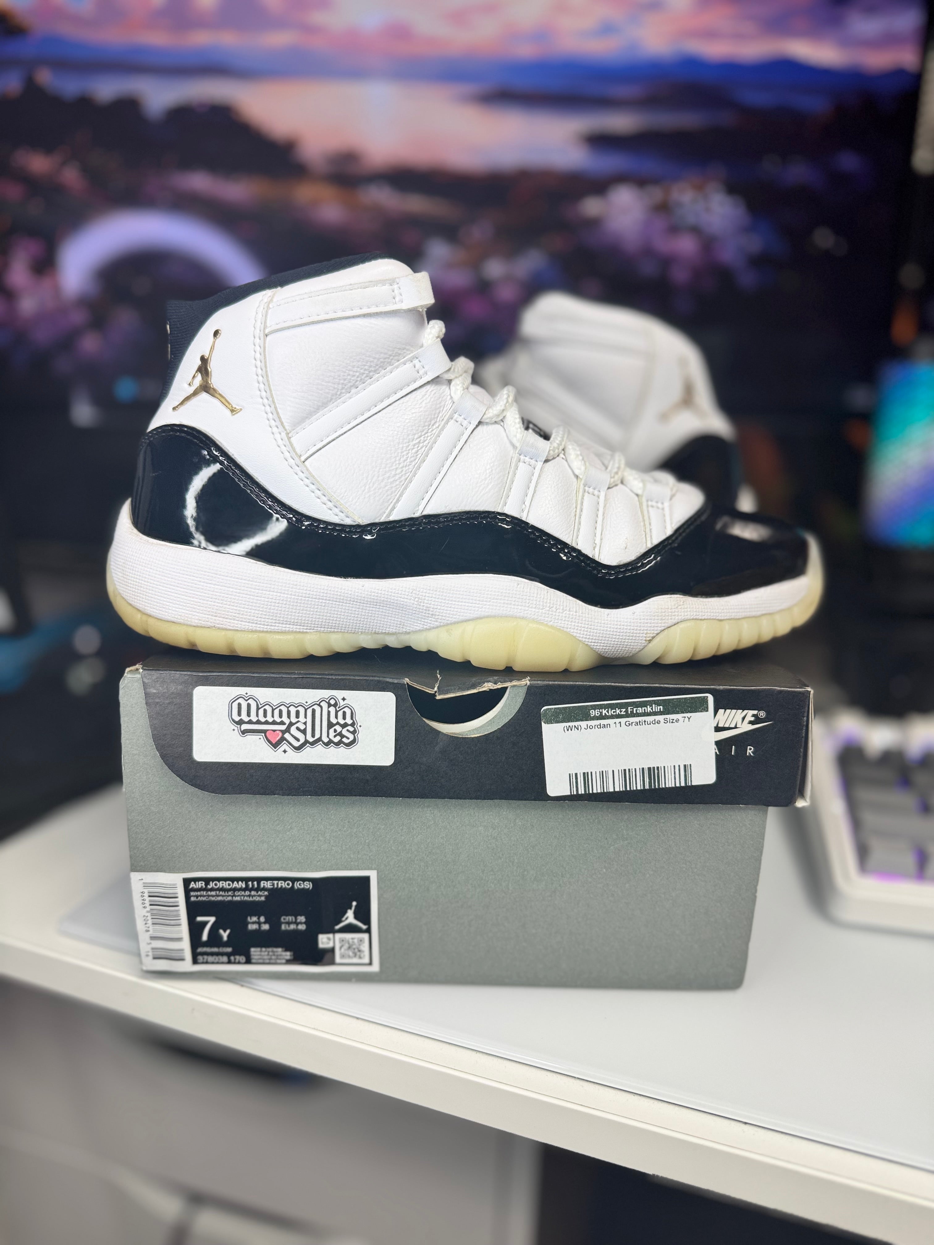 "Gratitude" Air Jordan Retro 11 (GS)