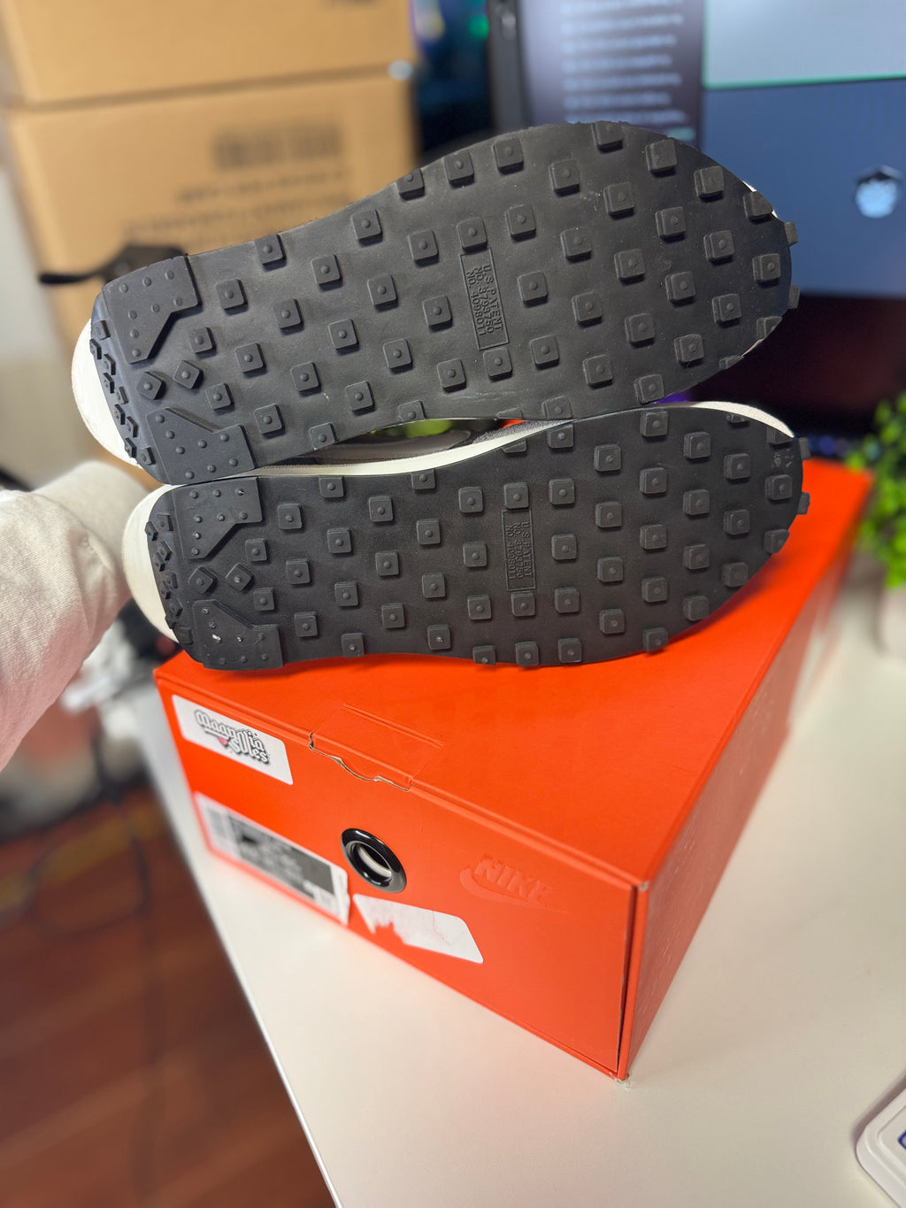 "Sacai Grey" Nike LD Waffle