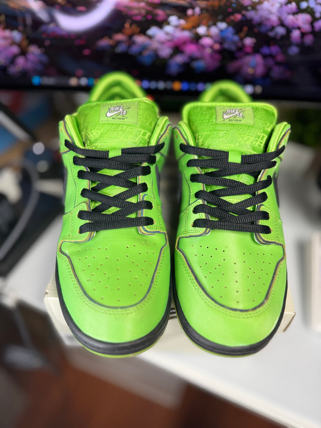"Buttercup Powerpuff Girls" Nike SB Dunk Low