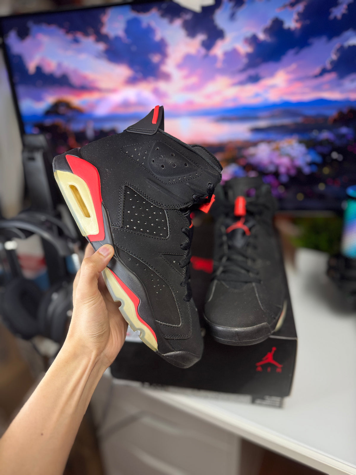 "Black Infrared" Air Jordan Retro 6