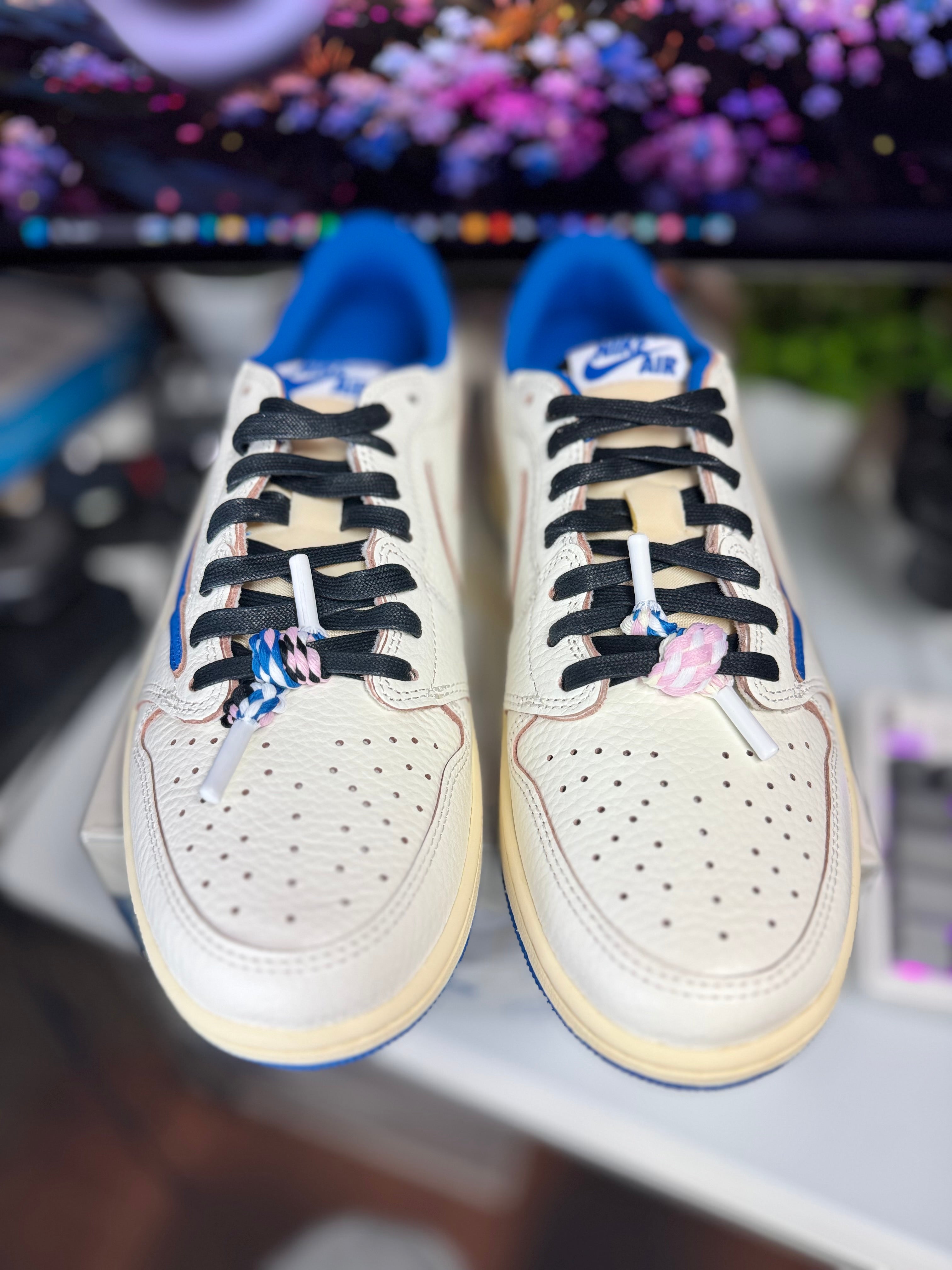 “Military Blue” Fragment Travis Scott Air Jordan Retro 1 Low