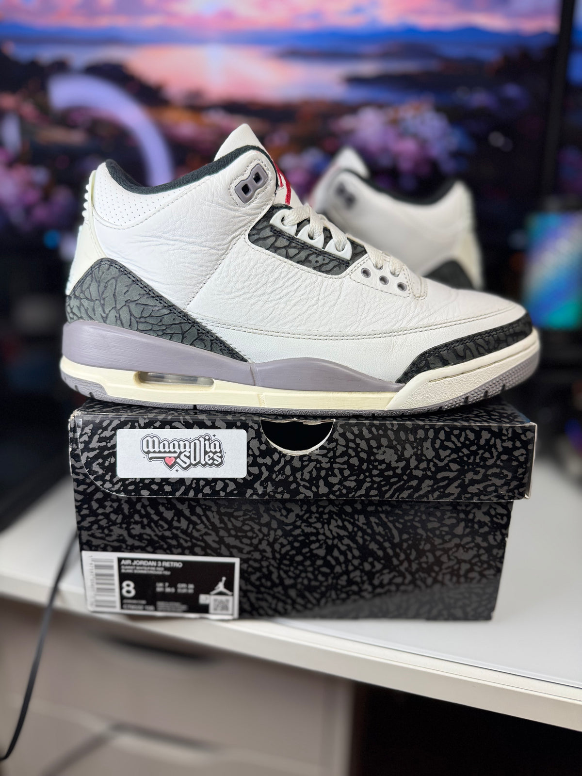 "Cement Grey" Air Jordan Retro 3
