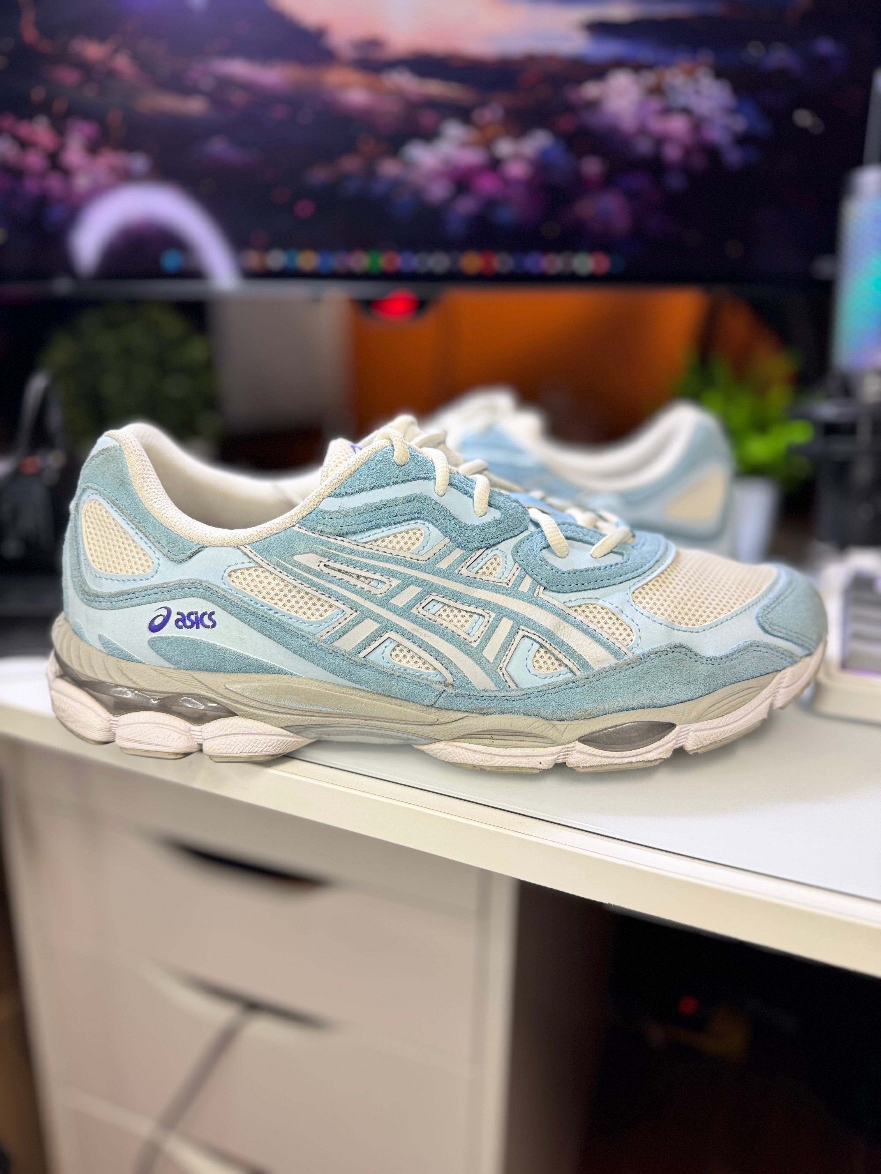 "Cream Arctic Sky" Asics Gel-NYC