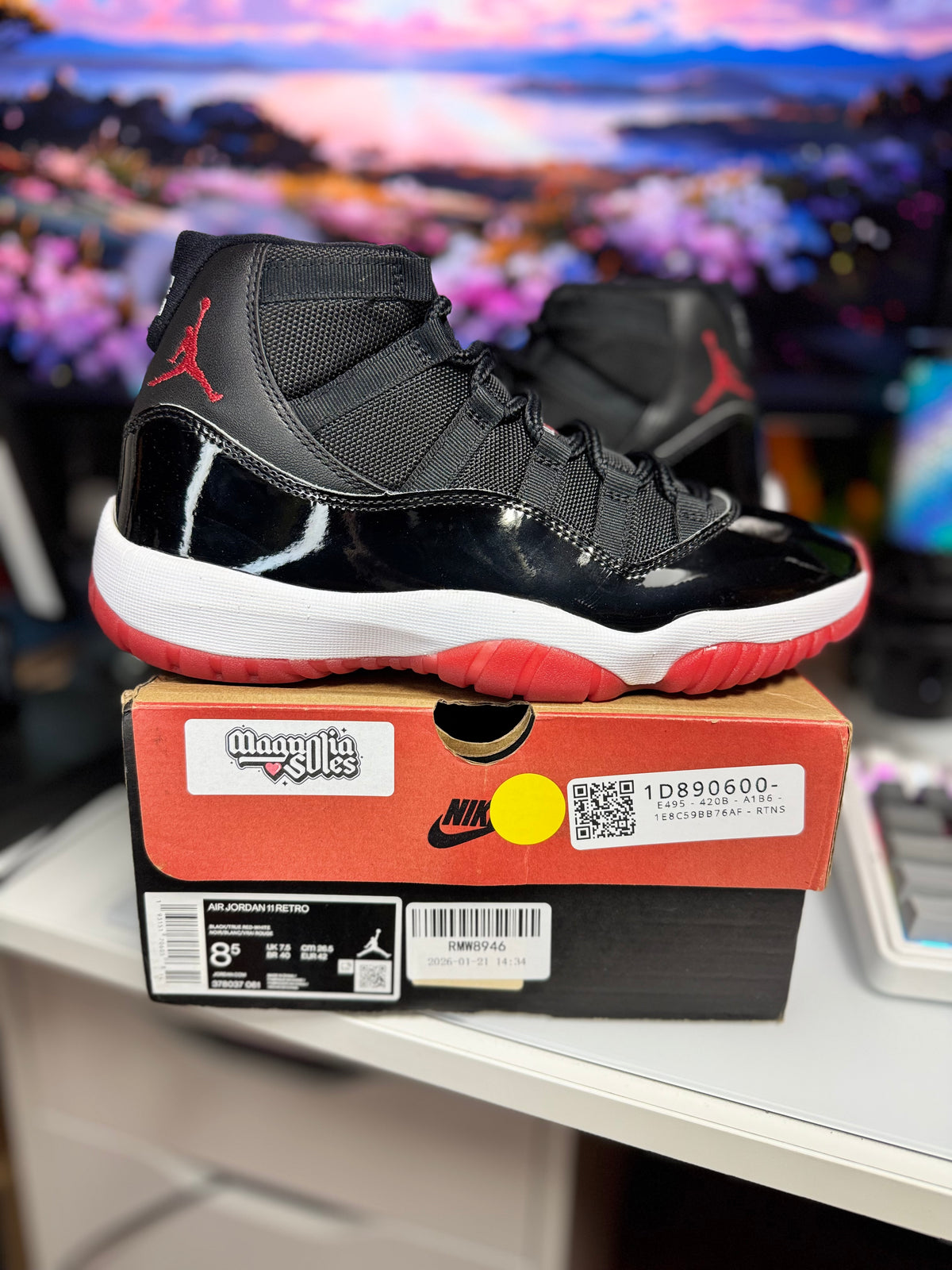 "Bred" Air Jordan Retro 11