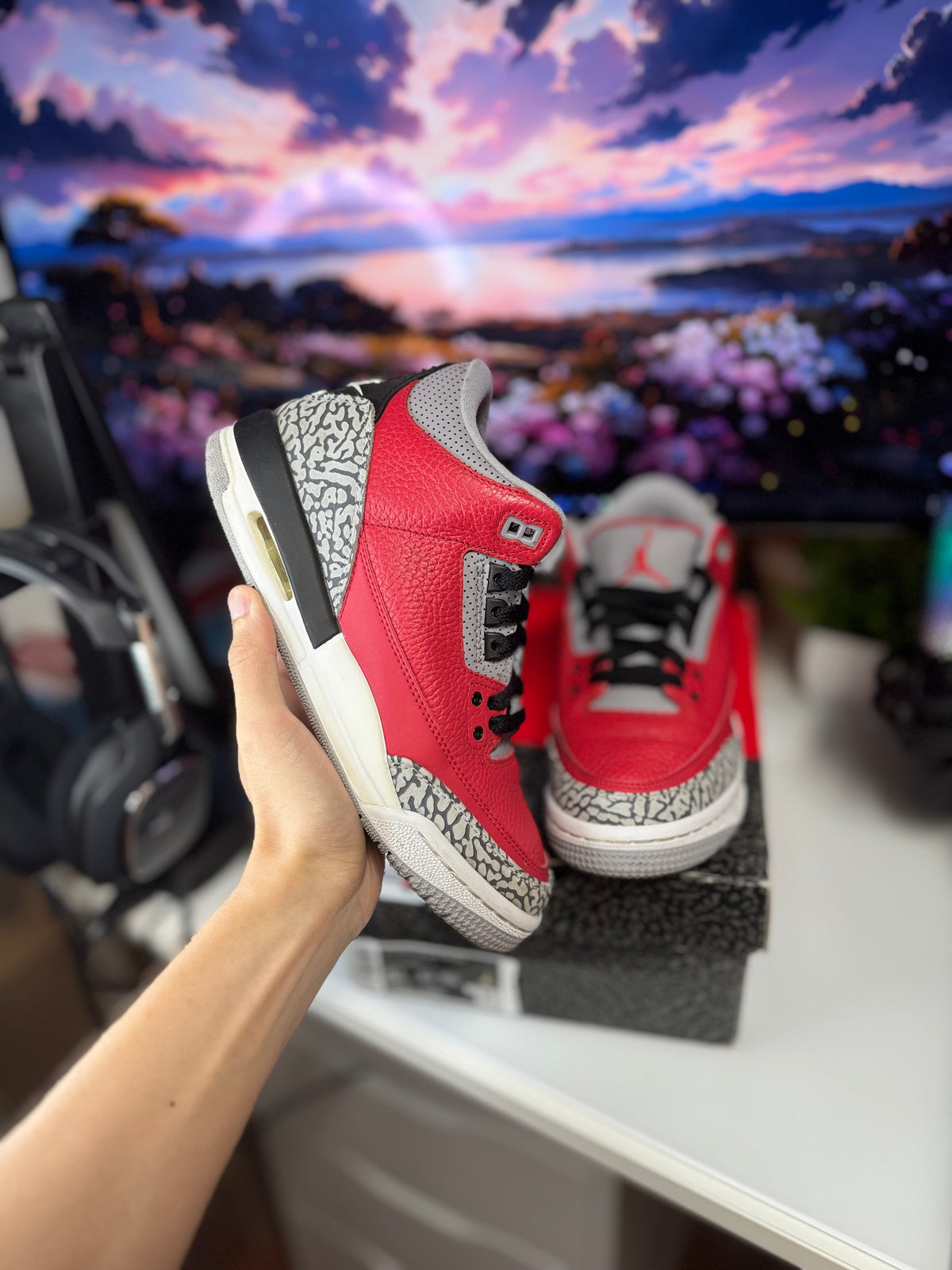 "Unite Fire Red" Air Jordan Retro 3 (GS)