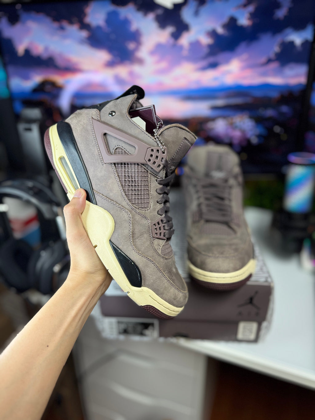 "Violet Ore A Ma Maniere" Air Jordan Retro 4