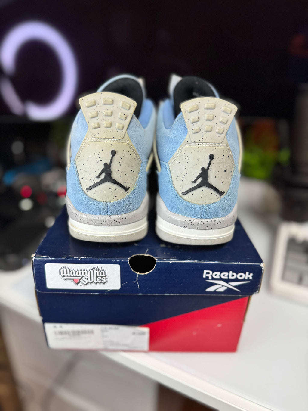 "University Blue" Air Jordan Retro 4 (GS)