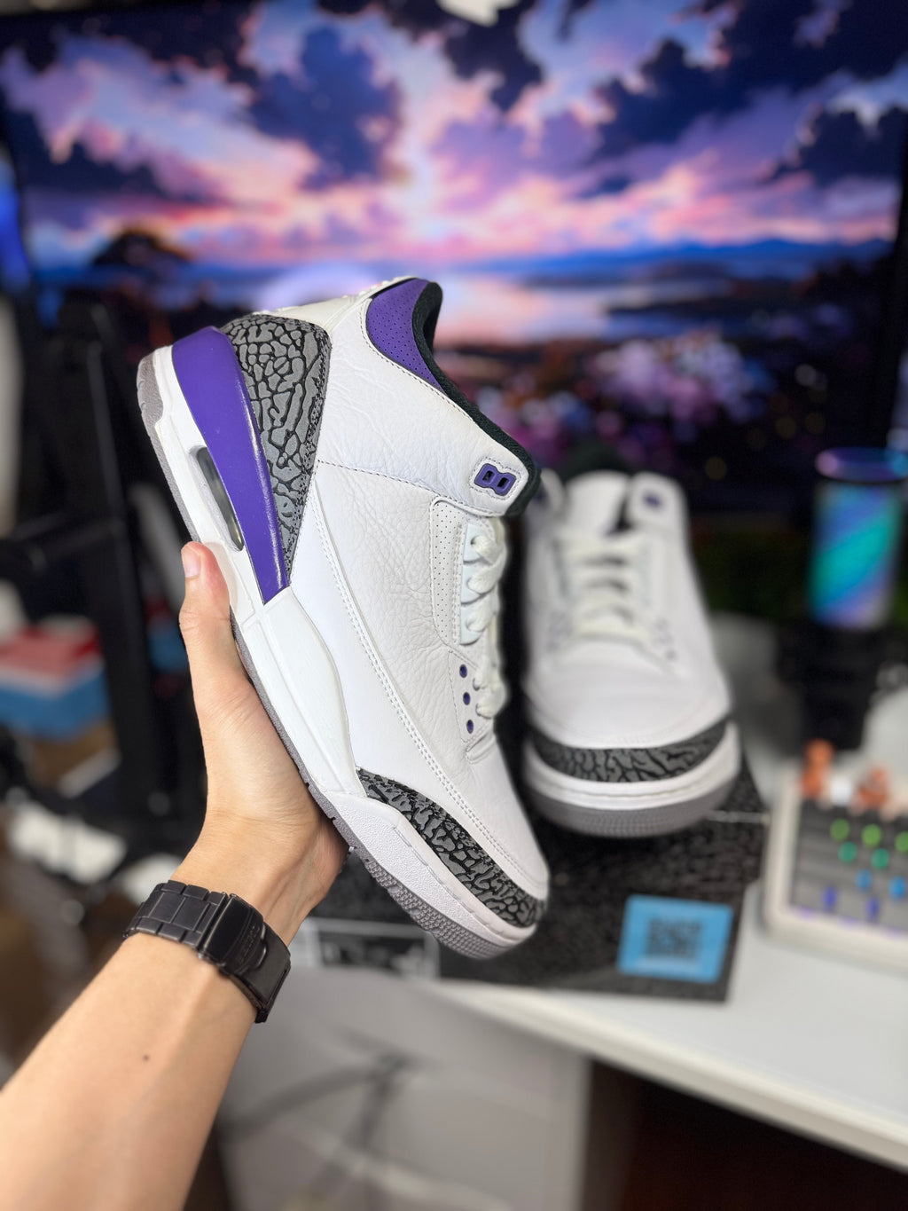 "Dark Iris" Air Jordan Retro 3