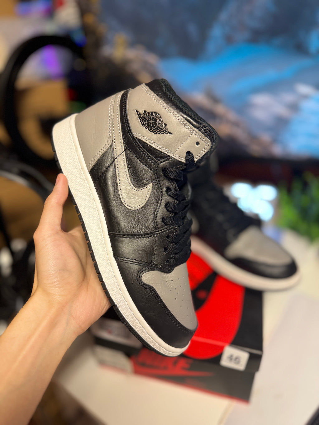 "Shadow" Air Jordan Retro 1 (GS)