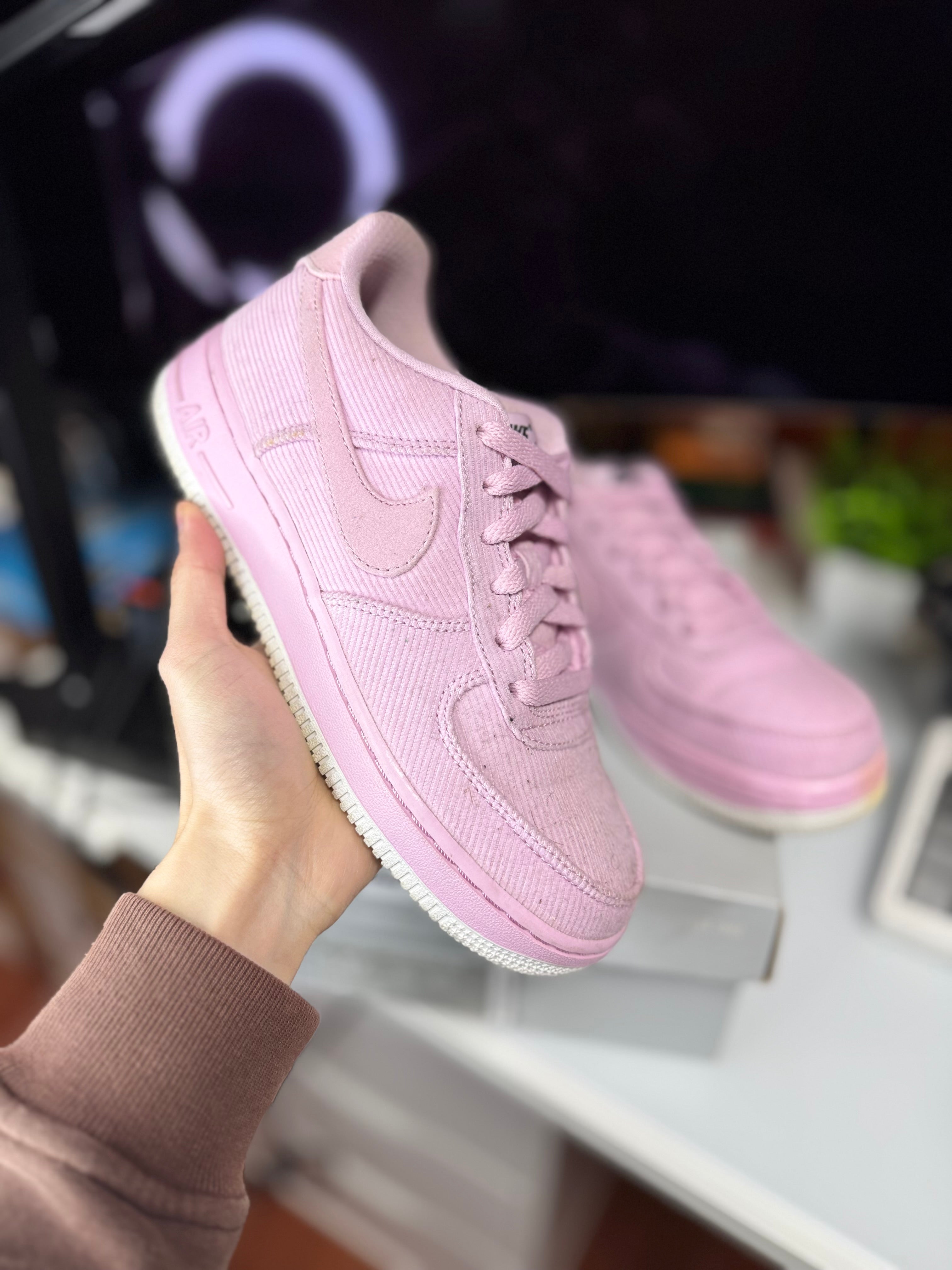 "Pink Corduroy" Nike Air Force 1 (GS)