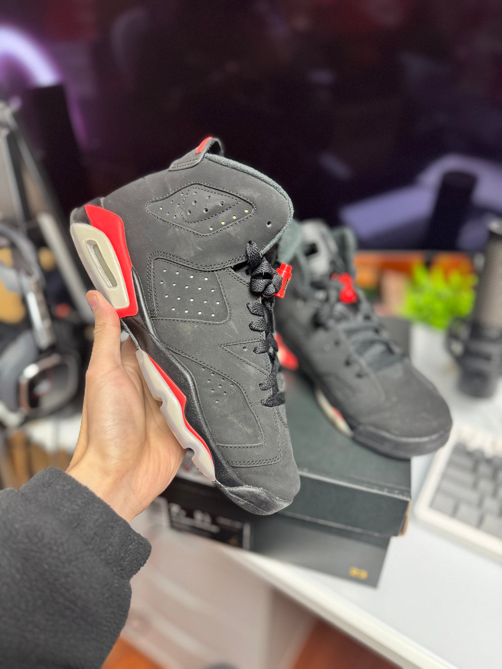 "Infrared" Air Jordan Retro 6 (GS)