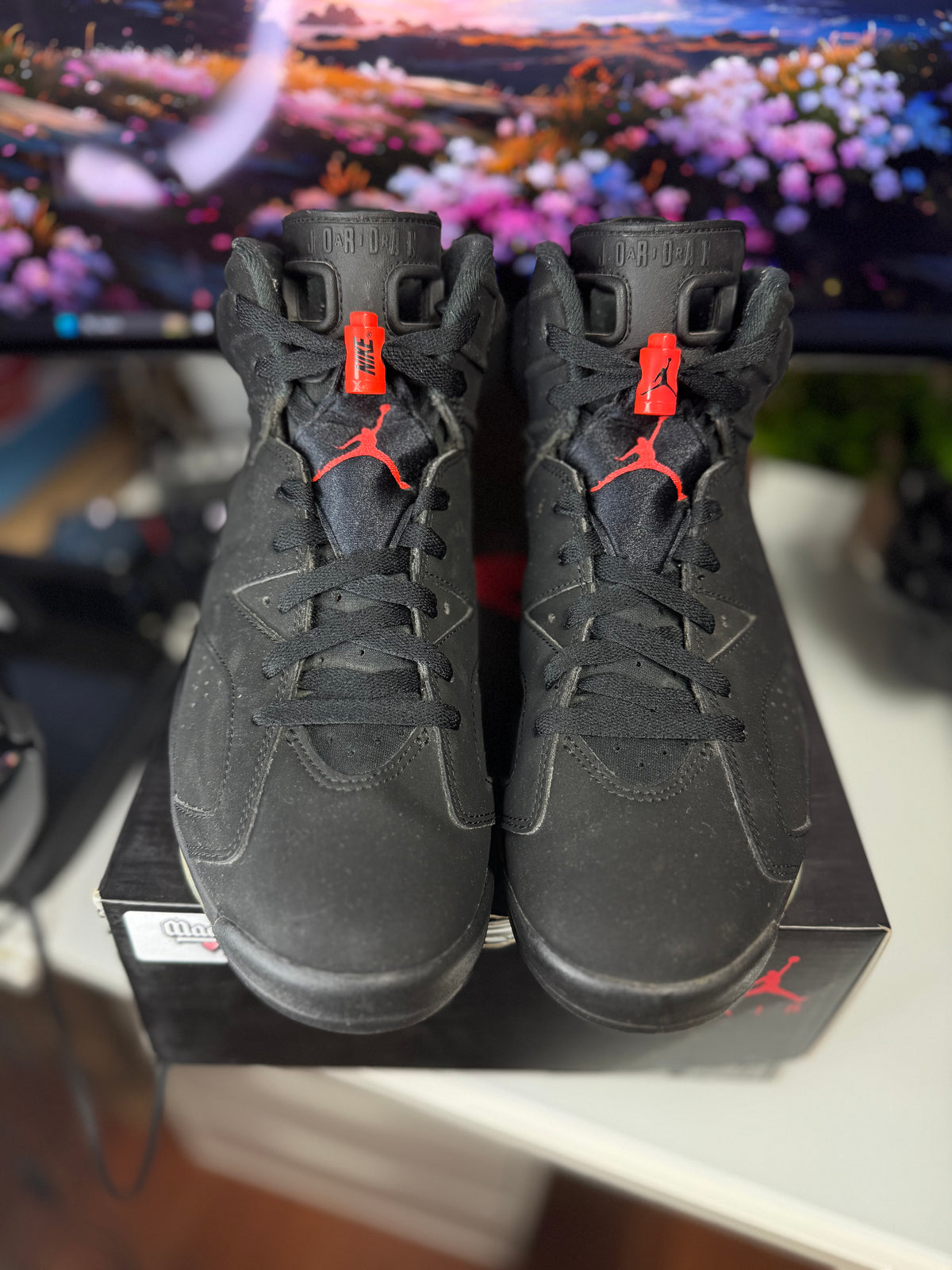 "Black Infrared" Air Jordan Retro 6