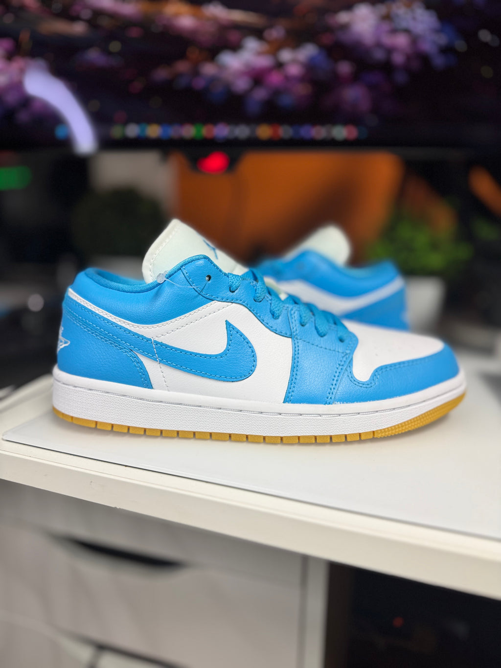 "Aqua" Air Jordan 1 Low (WMNS)