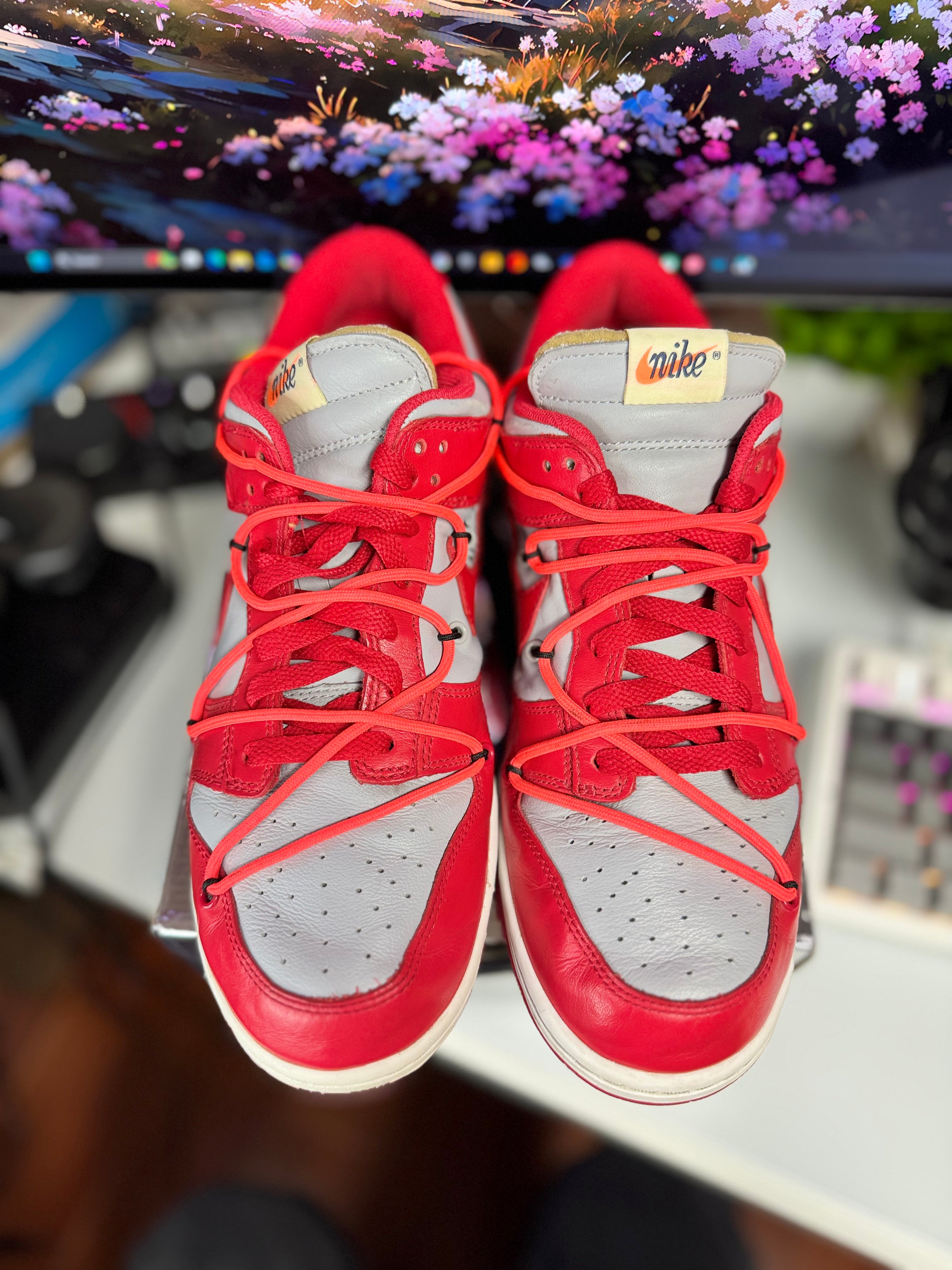 “University Red” Off White Nike Dunk Low