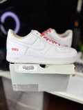 "White Supreme" Nike Air Force 1 Low
