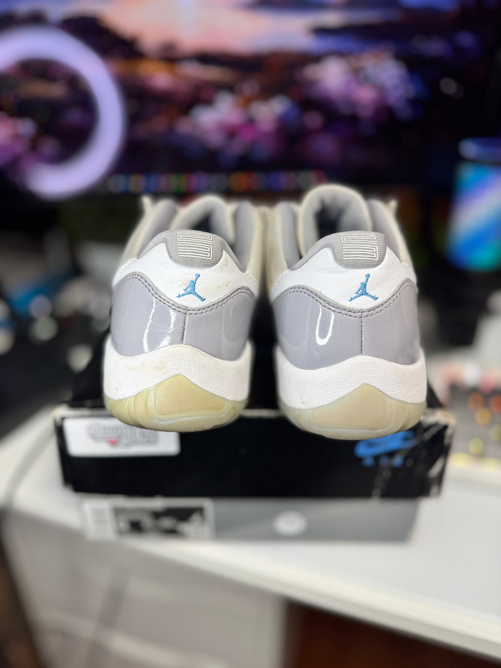 "Cement Grey" Air Jordan Retro 11 Low