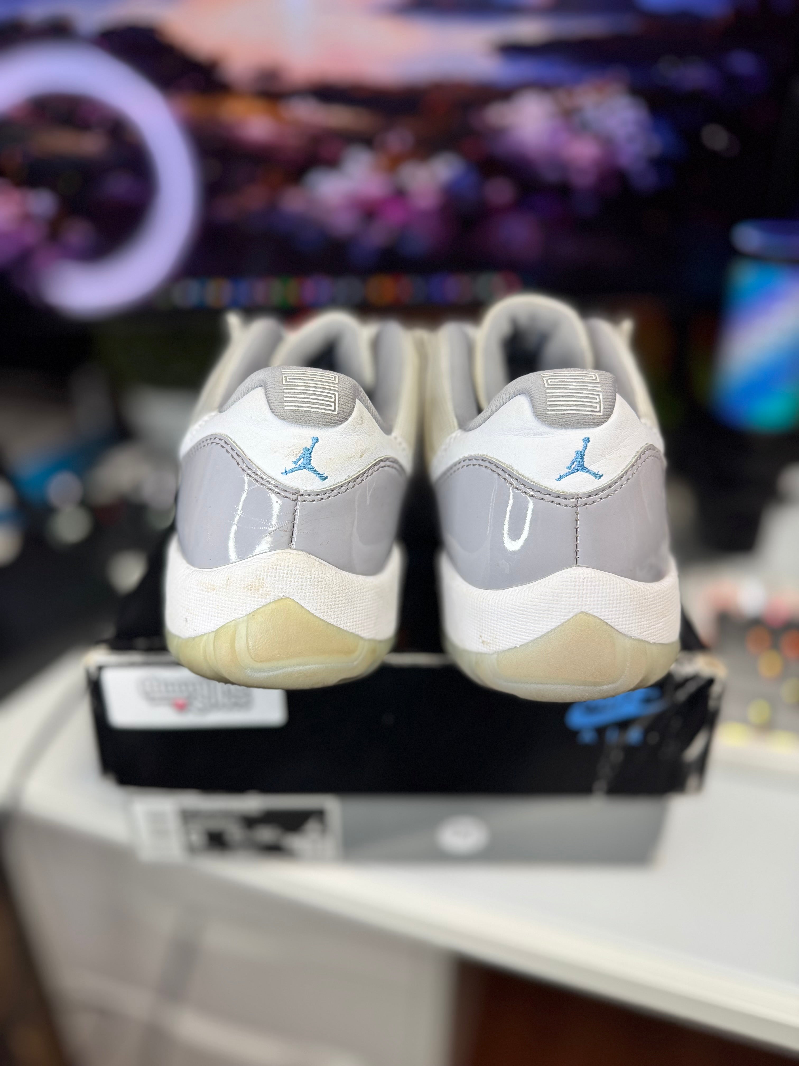"Cement Grey" Air Jordan Retro 11 Low