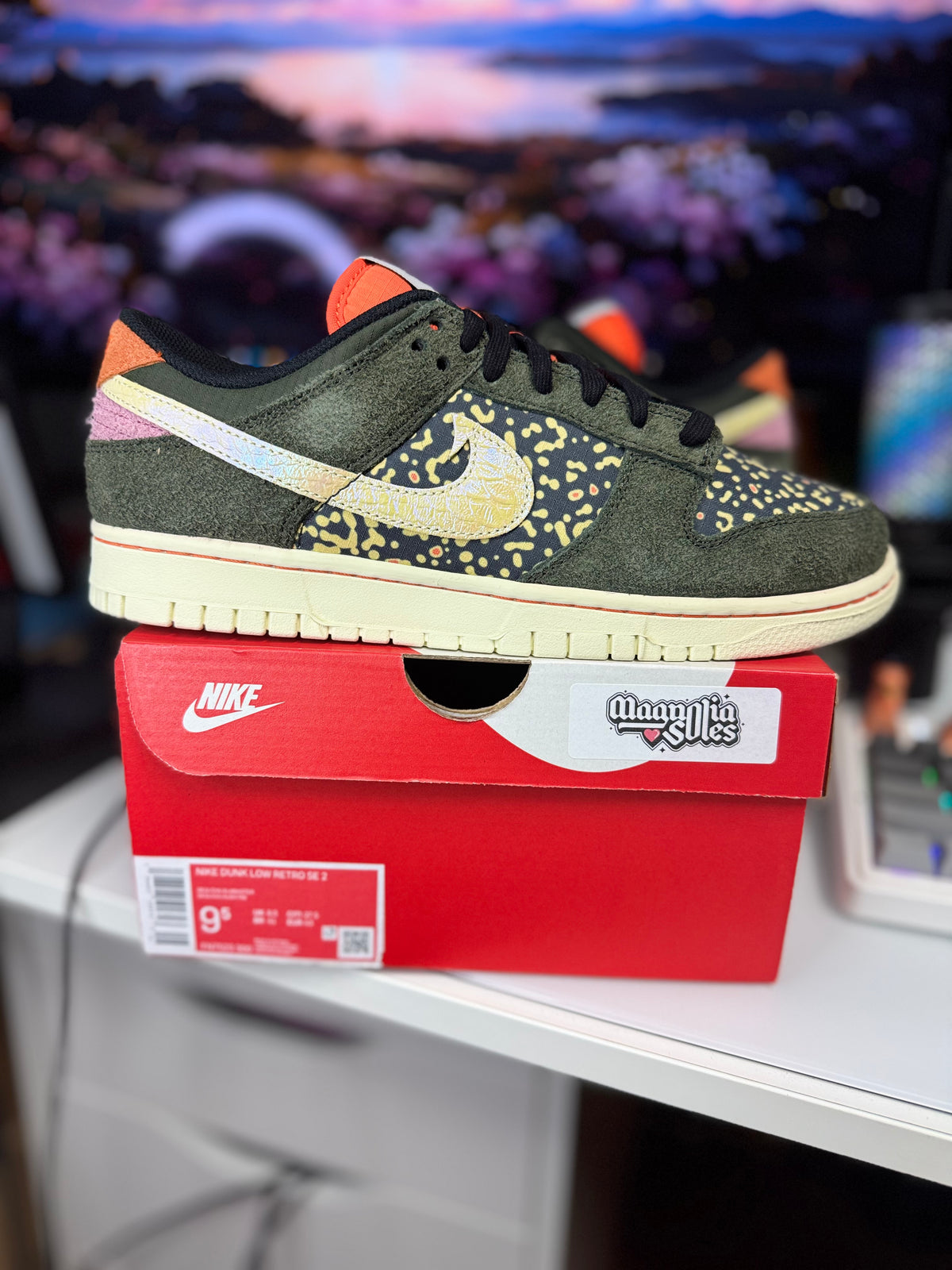 "Gone Fishing Rainbow Trout" Nike Dunk Low