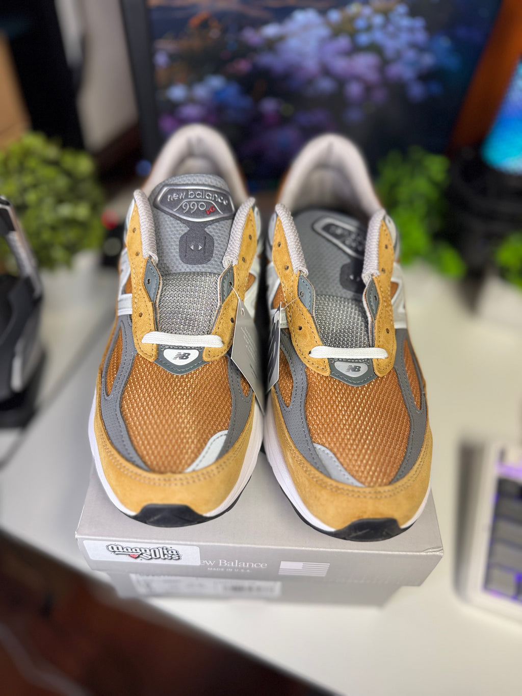 "Workwear Carhartt Orange" New Balance 990