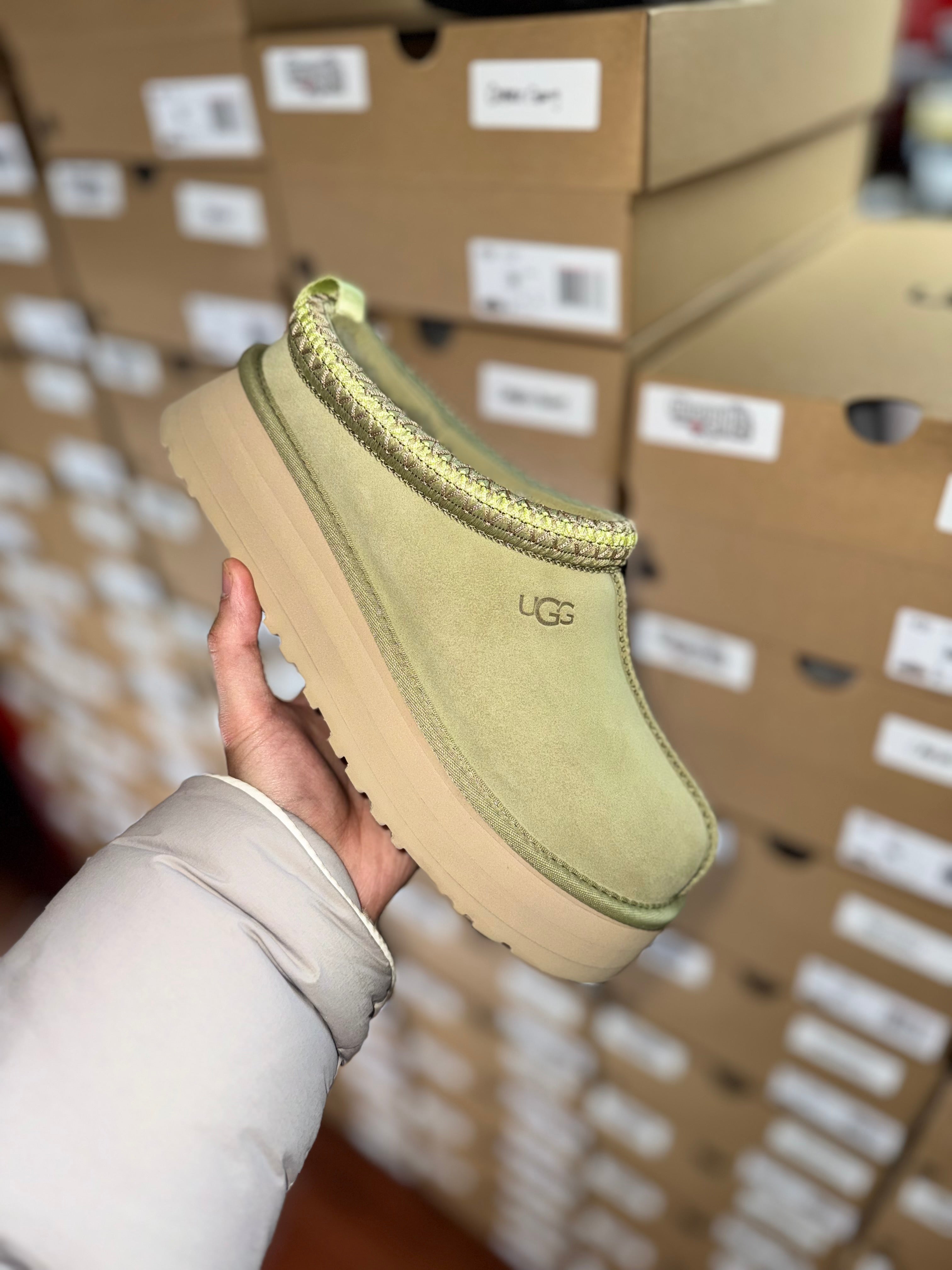 "Muted Brass" UGG Tazz II Slipper