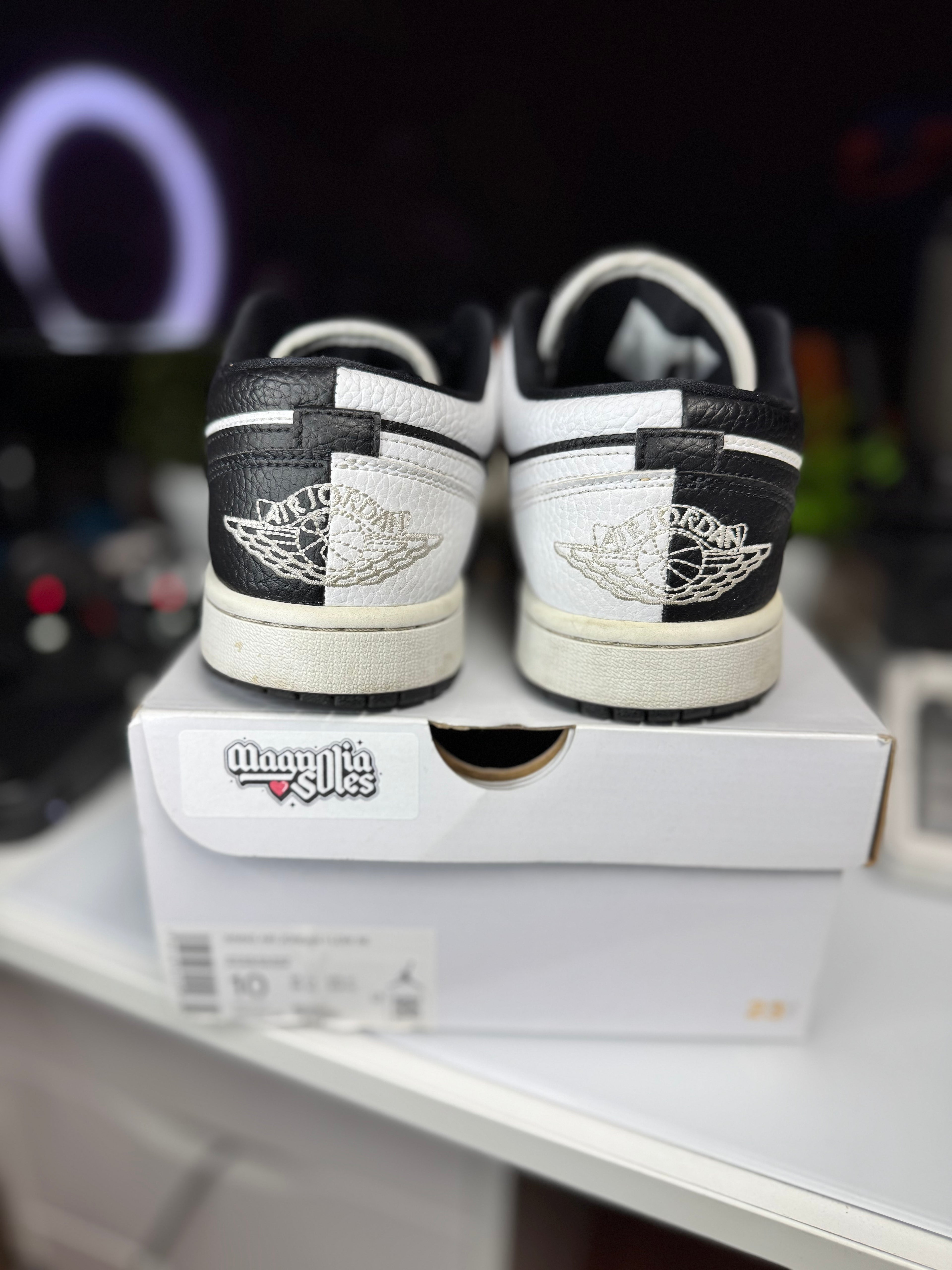"Oreo Split" Air Jordan 1 Low (WMNS)