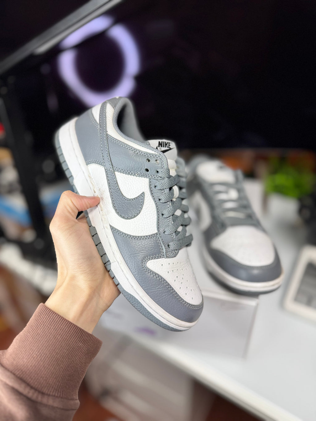 "Cool Grey" Nike ID Dunk Low (WMNS)