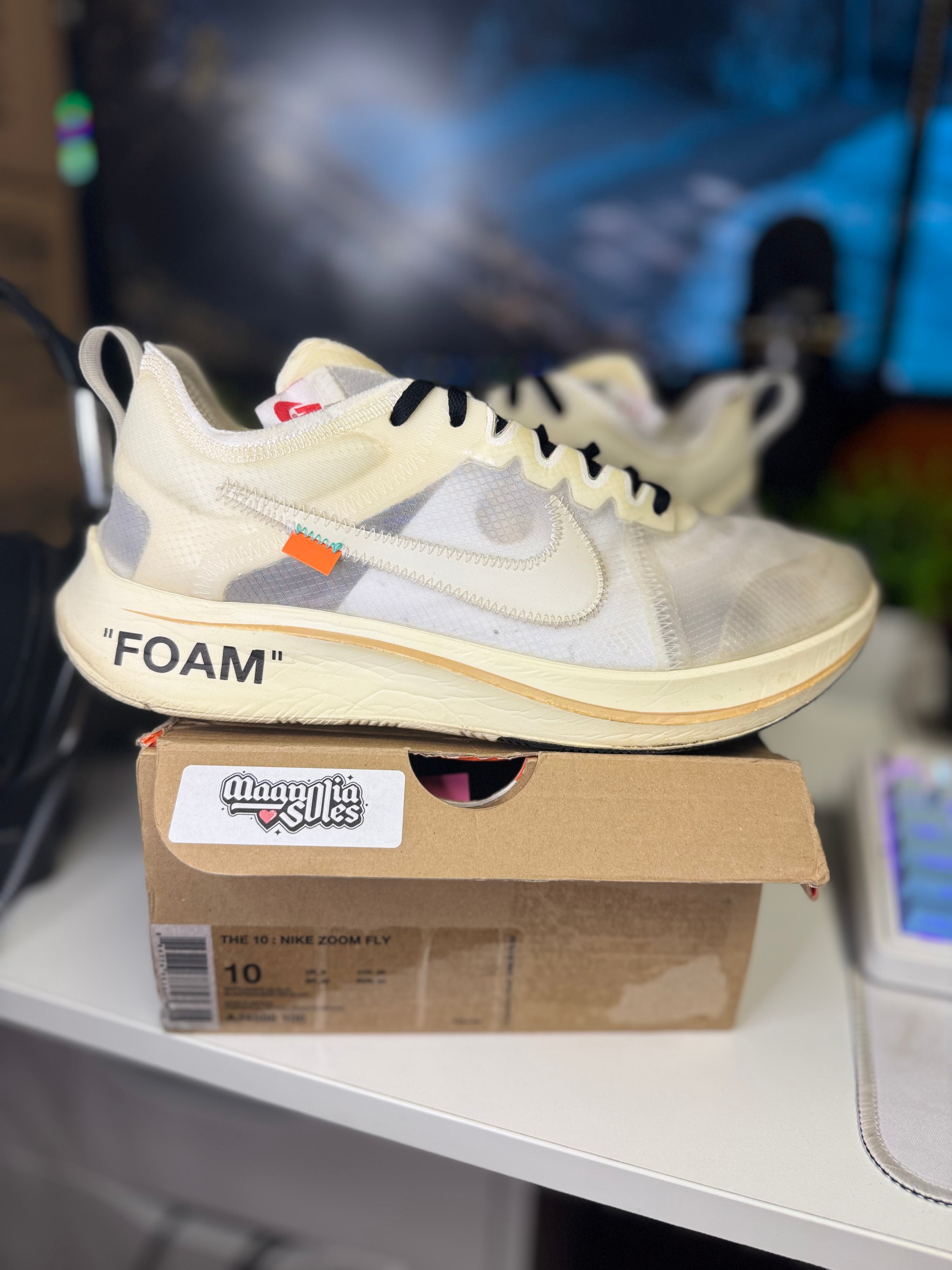 "Off White The Ten" Nike Zoom Fly