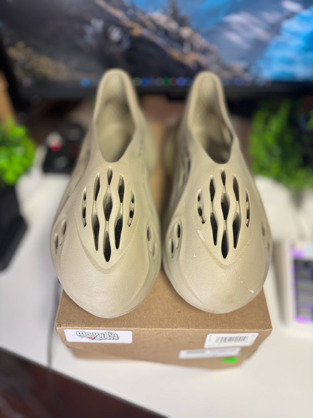 "Stone Salt" Adidas Yeezy Foam RNR