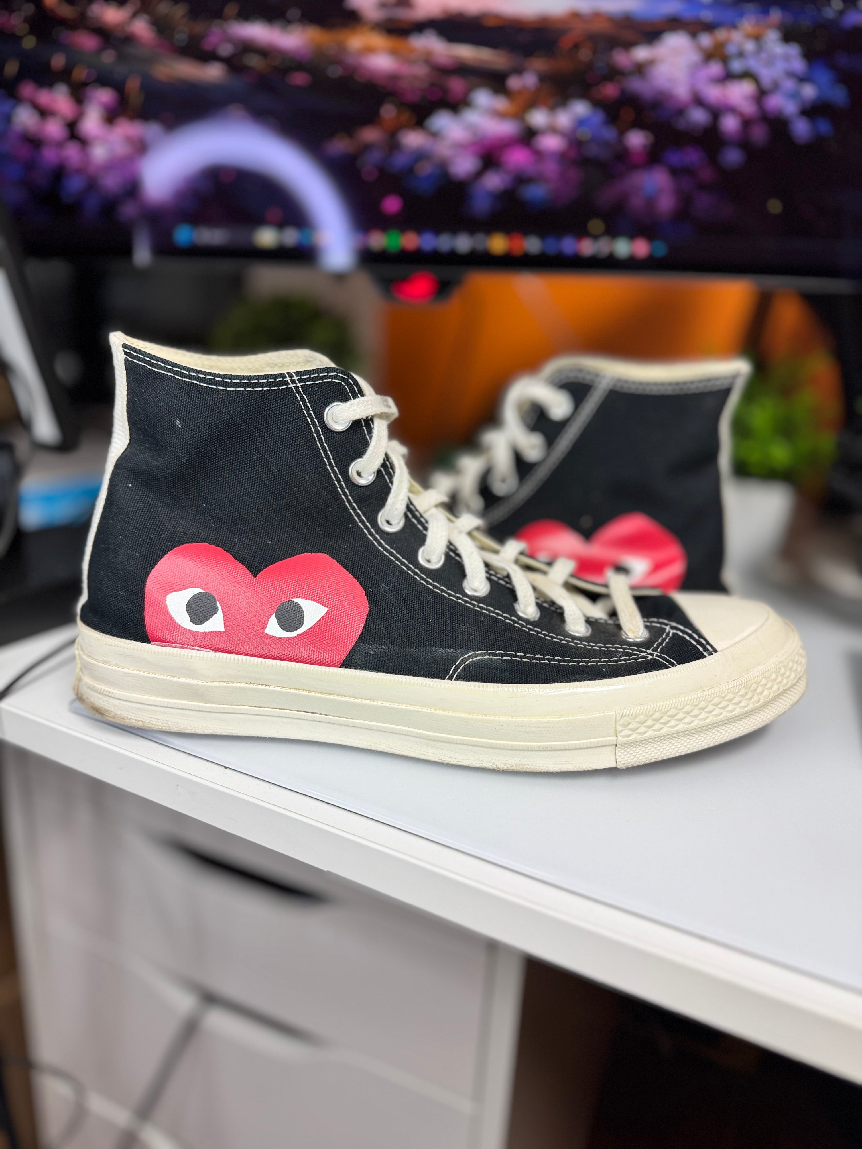 “Black Comme des Garçons” Converse High