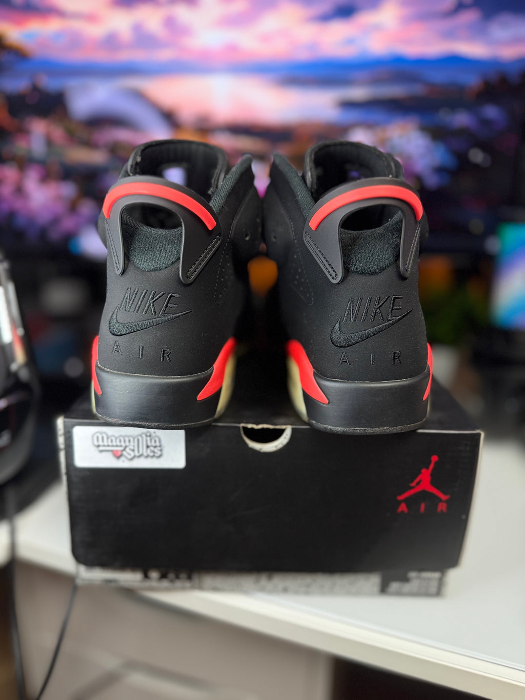 "Black Infrared" Air Jordan Retro 6