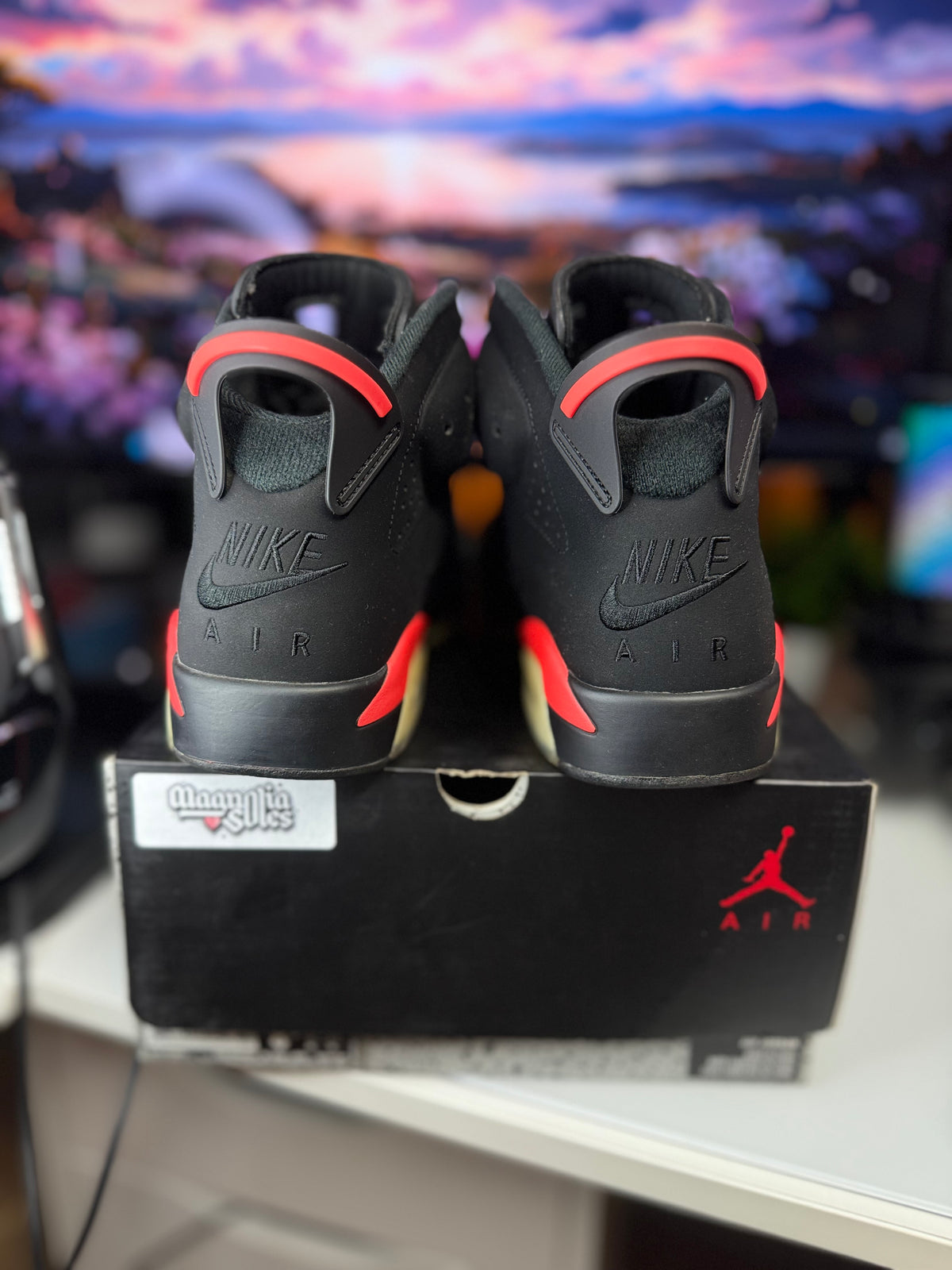 "Black Infrared" Air Jordan Retro 6
