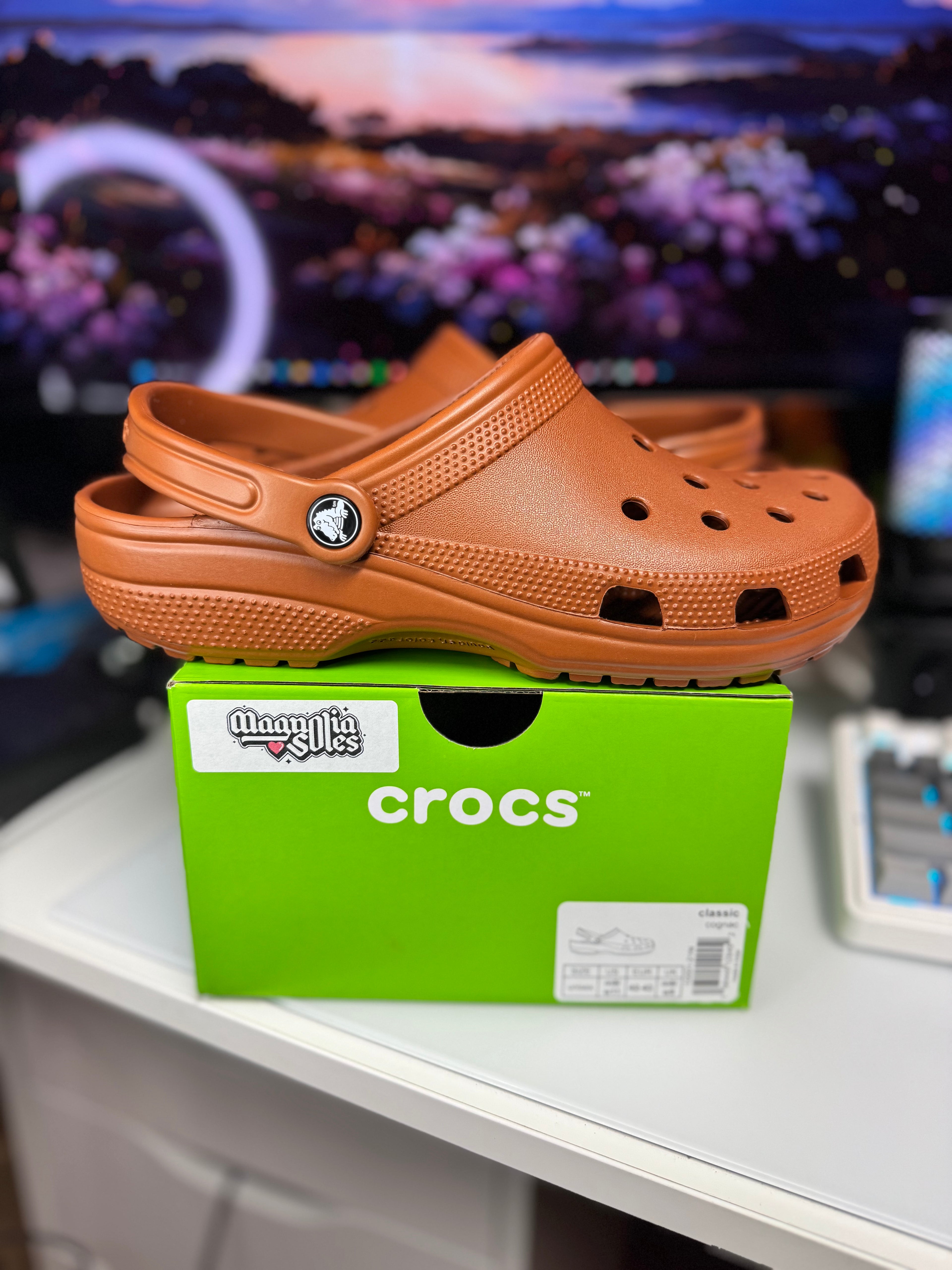 "Cognac" Crocs Clogs