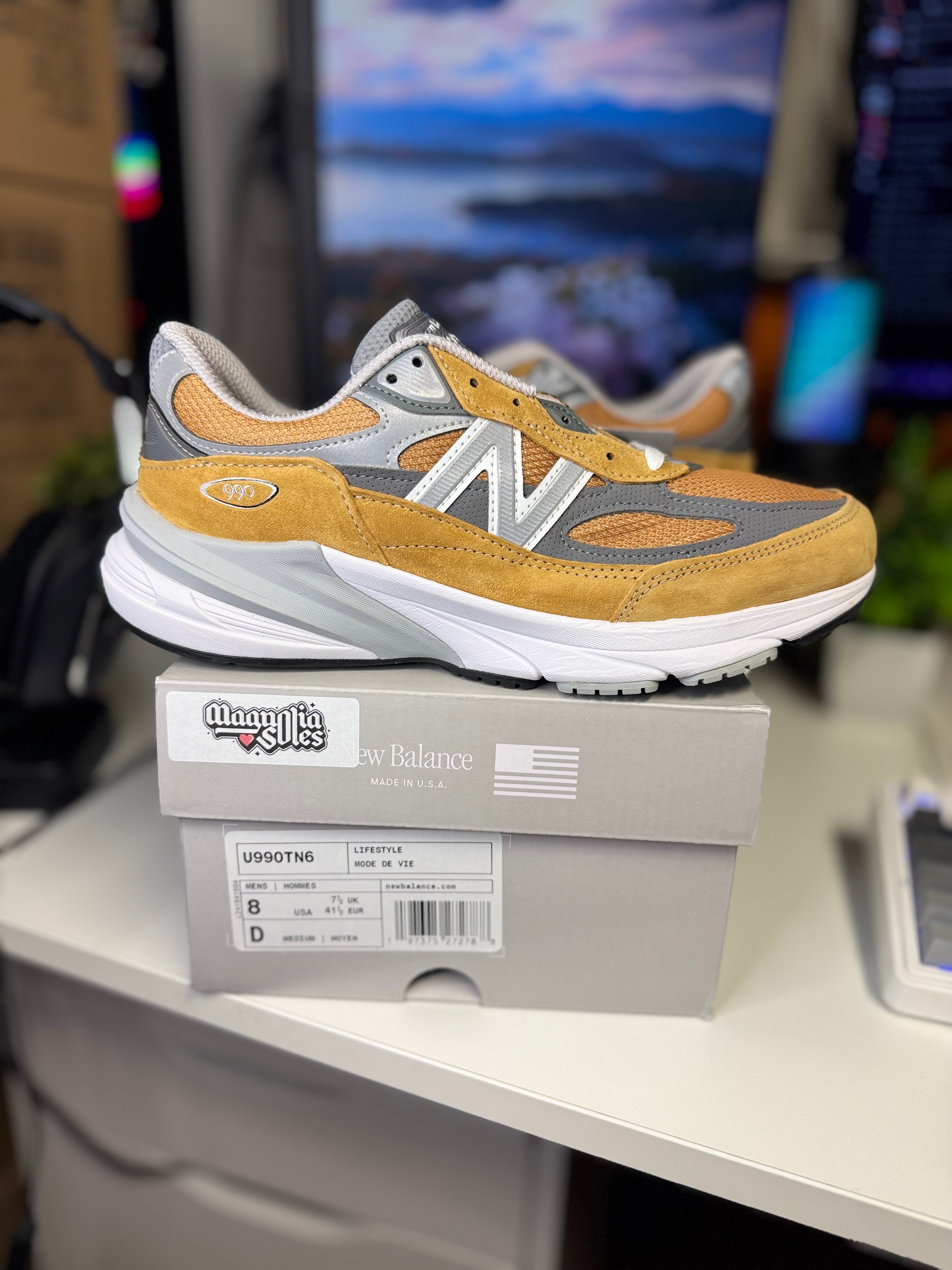 "Workwear Carhartt Orange" New Balance 990