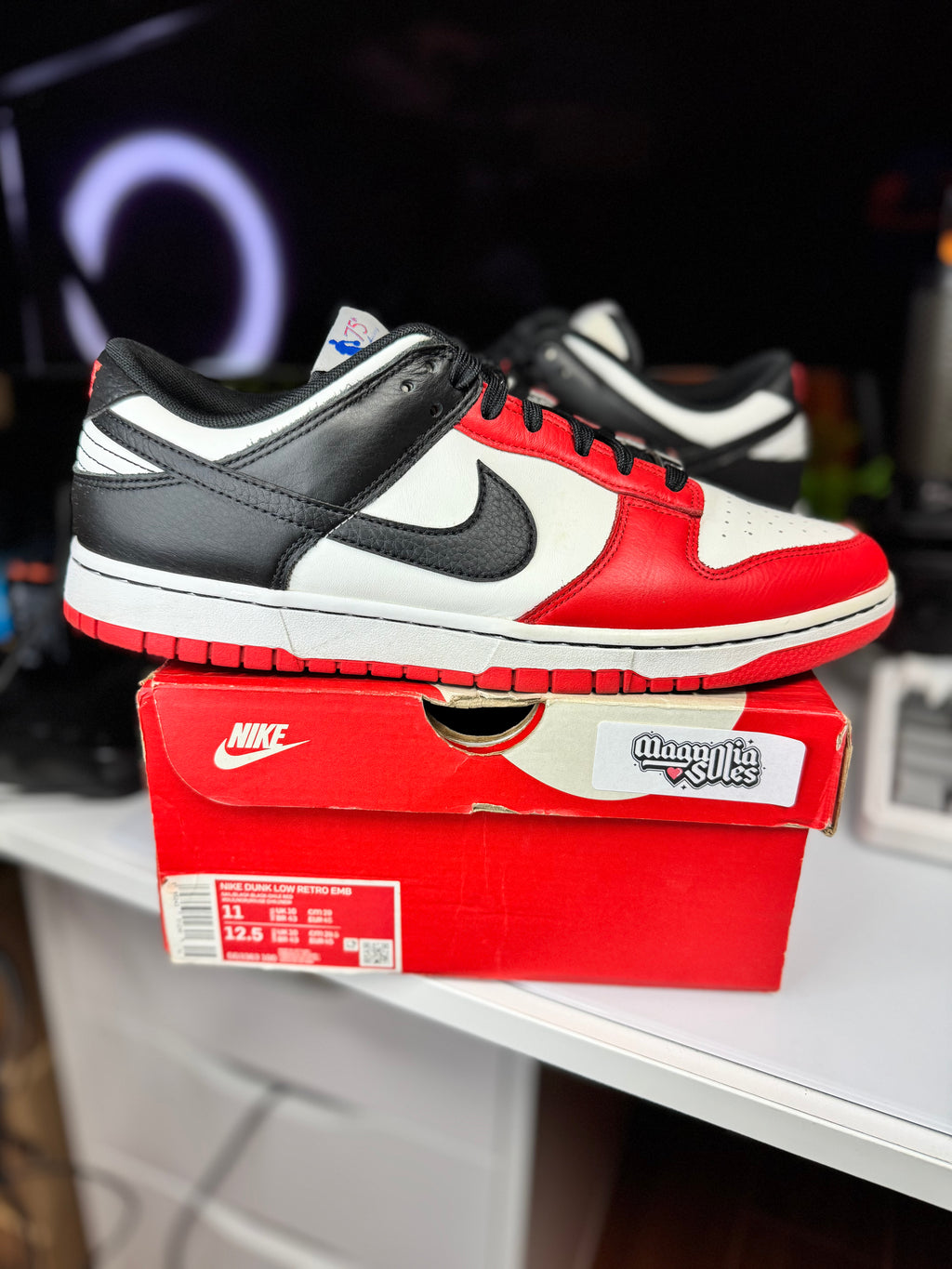 "Chicago Bulls EMB" Nike Dunk Low