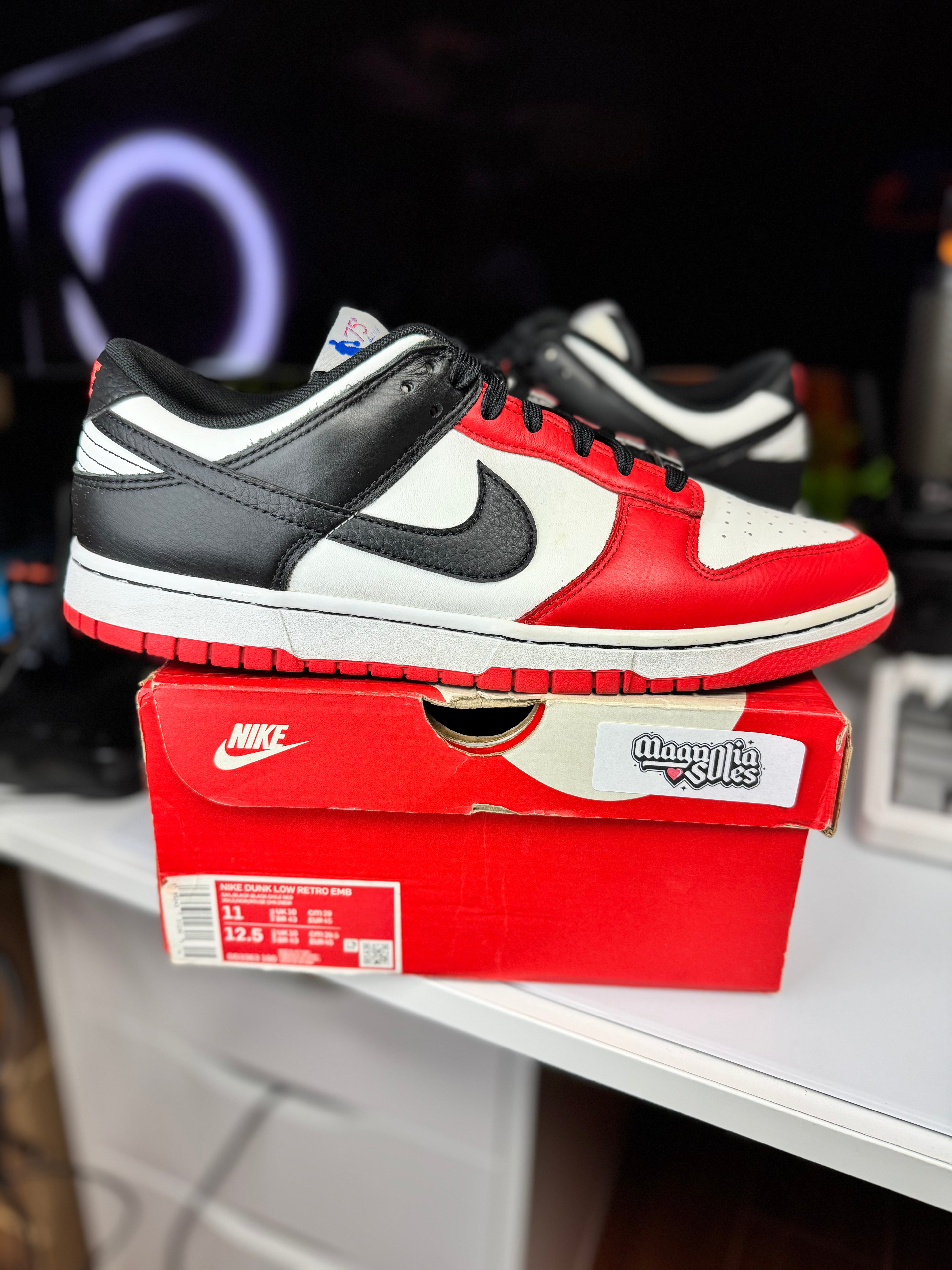 "Chicago Bulls EMB" Nike Dunk Low
