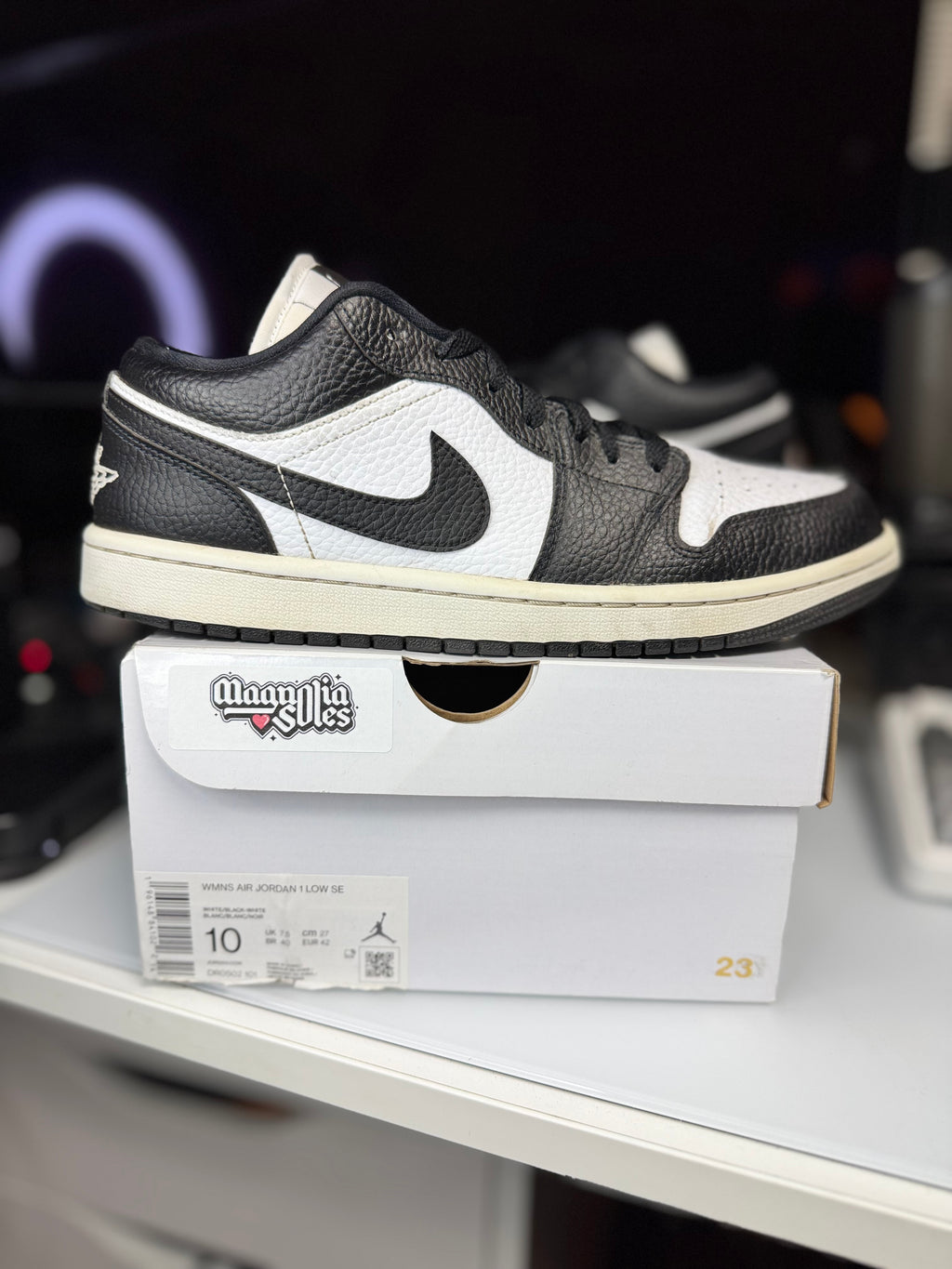 "Oreo Split" Air Jordan 1 Low (WMNS)